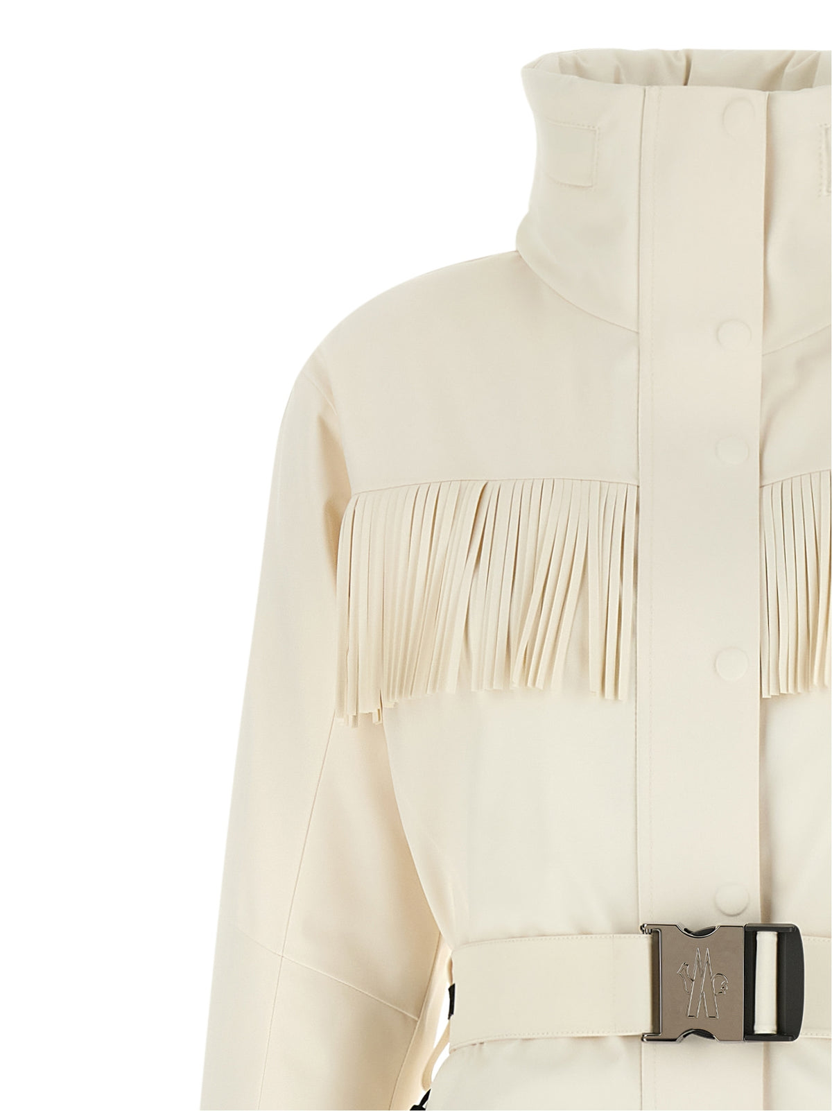 Moncler Grenoble Women White Fringed Ski Suit MONCLER GRENOBLE