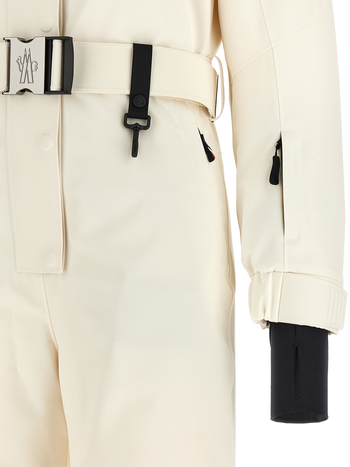 Moncler Grenoble Women White Fringed Ski Suit MONCLER GRENOBLE