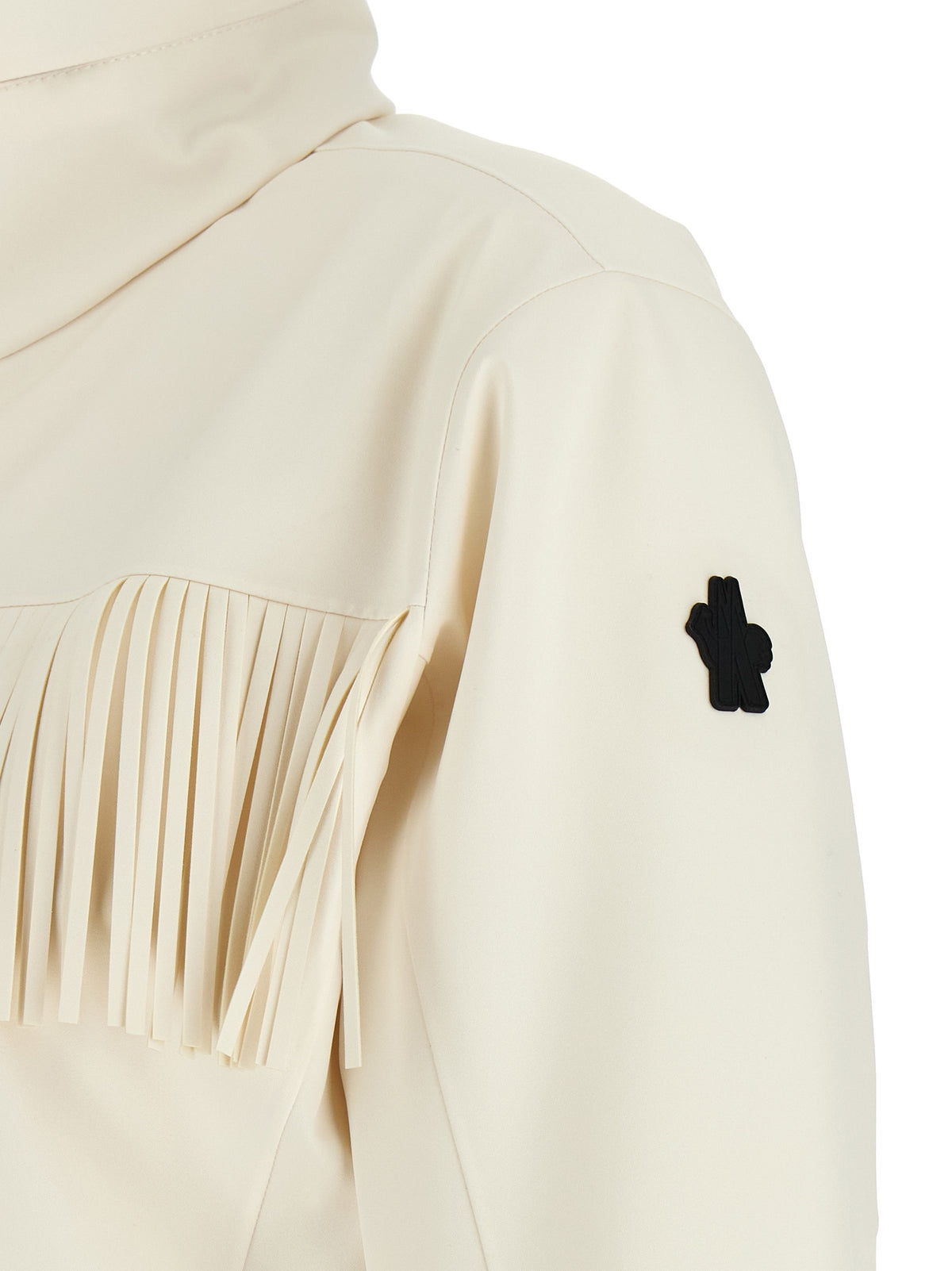Moncler Grenoble Women White Fringed Ski Suit MONCLER GRENOBLE