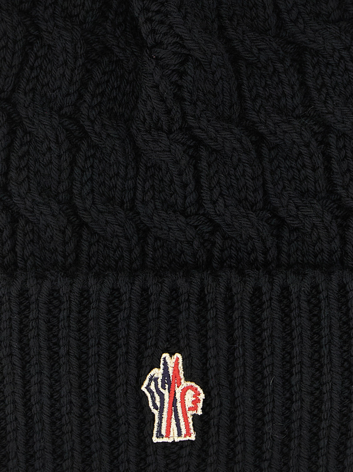 Moncler Grenoble Women Wool Beanie With Pon-Pon MONCLER GRENOBLE