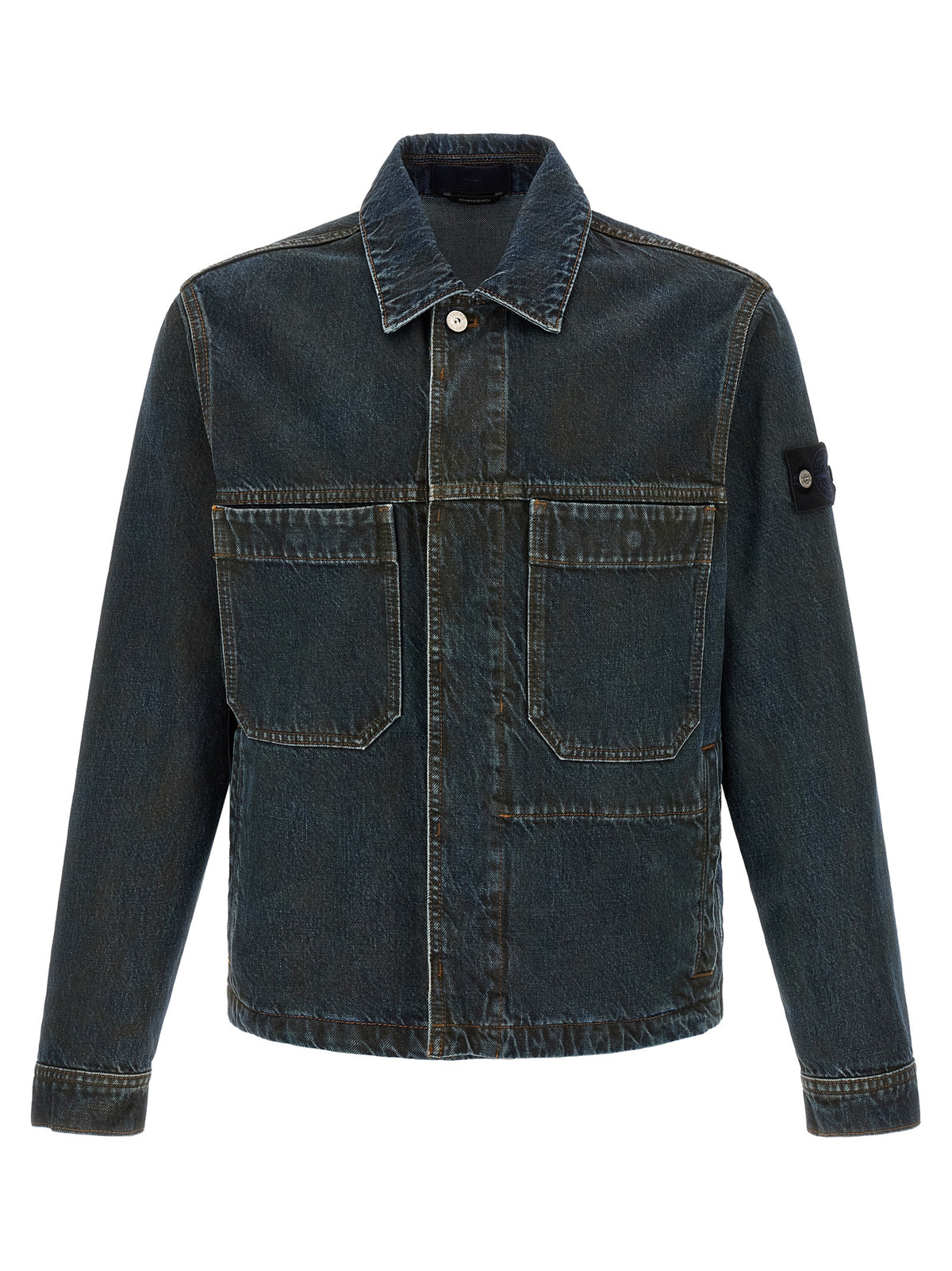 Stone Island Men '4100006' Denim Capsule Jacket STONE ISLAND