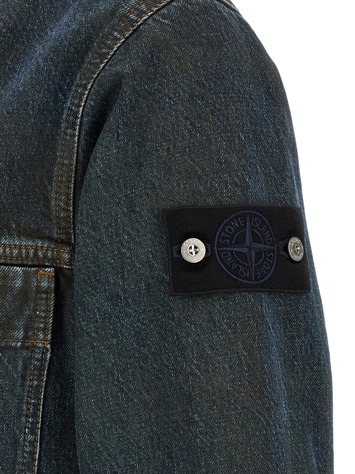 Stone Island Men '4100006' Denim Capsule Jacket STONE ISLAND