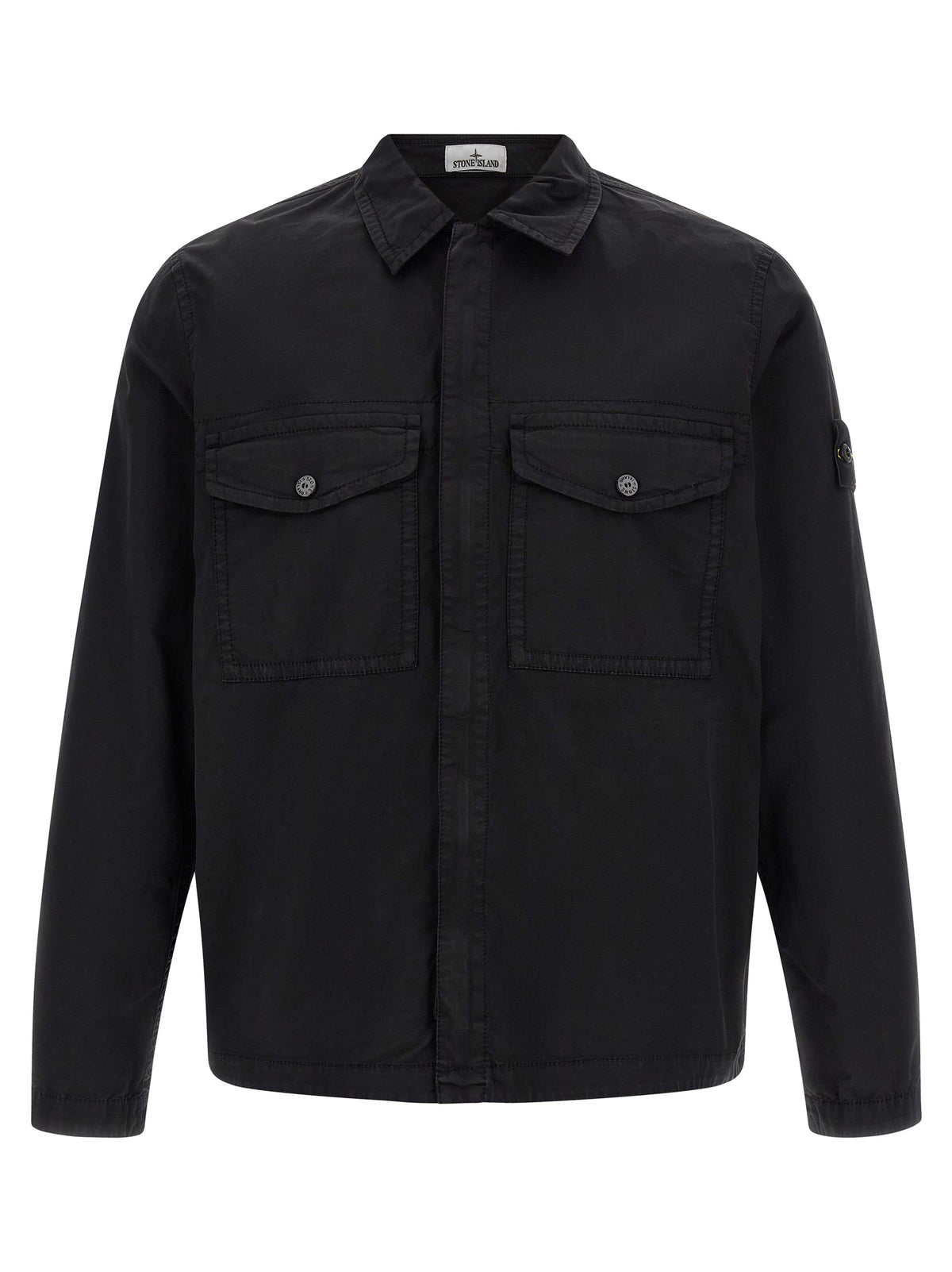 Stone Island Men 'Badge Logo' Overshirt STONE ISLAND