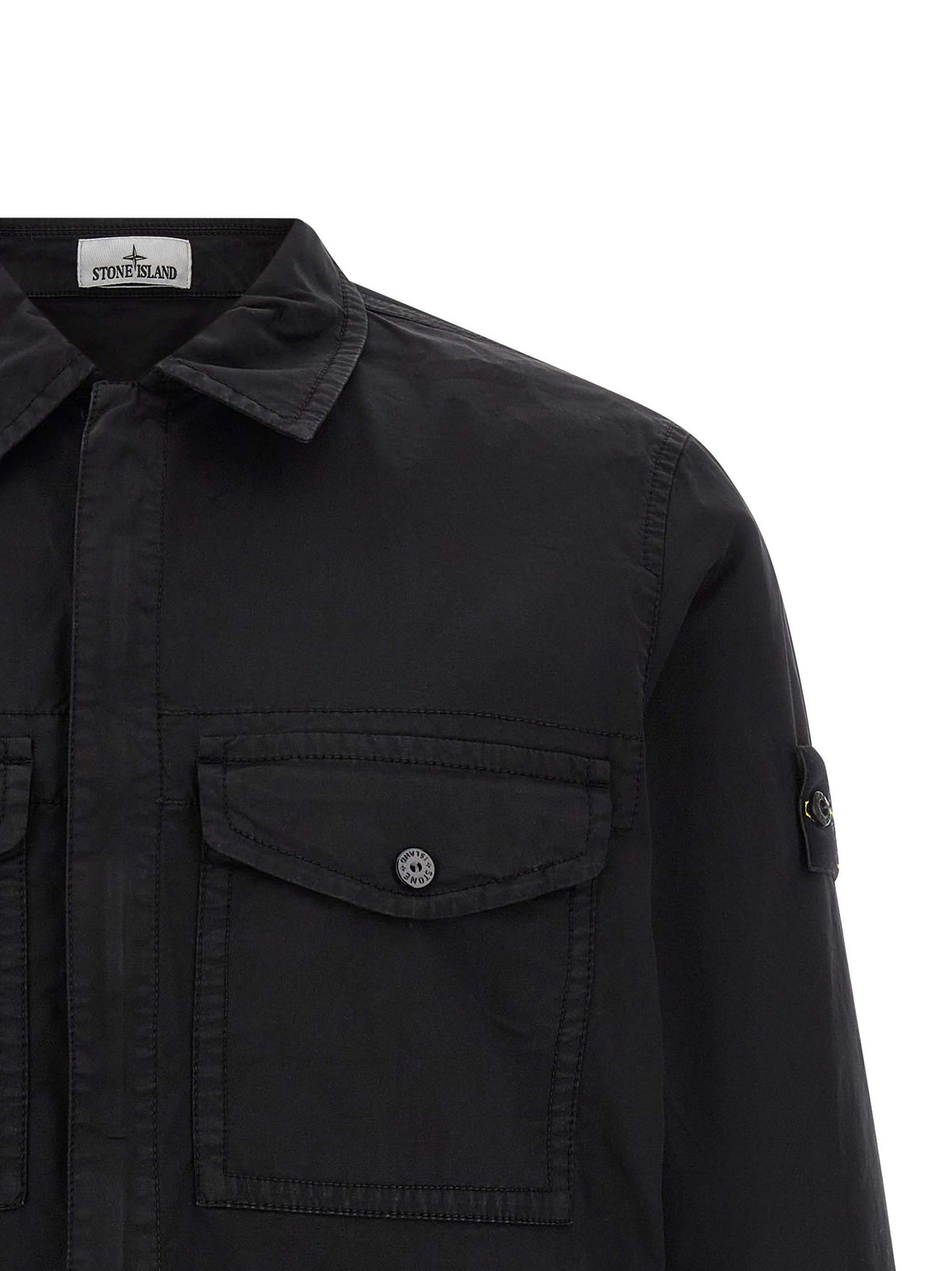 Stone Island Men 'Badge Logo' Overshirt STONE ISLAND