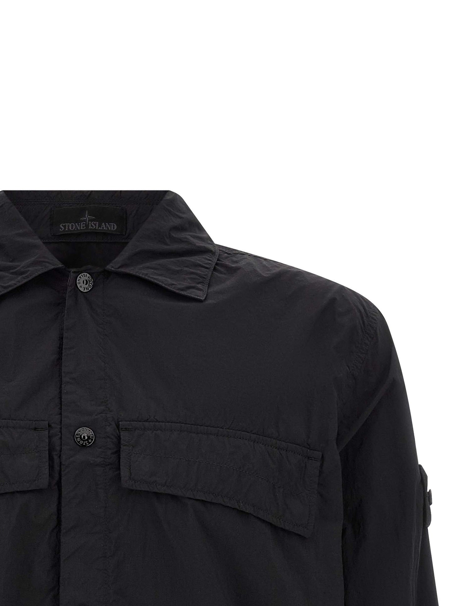 Stone Island Men 'Badge Stone Island Ghost' Overshirt STONE ISLAND