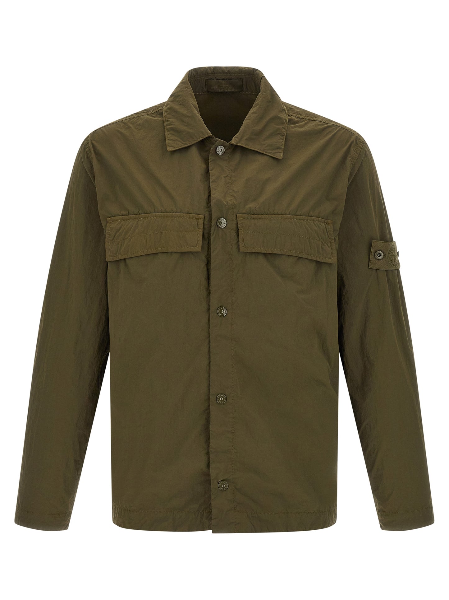 Stone Island Men 'Badge Stone Island Ghost' Overshirt STONE ISLAND