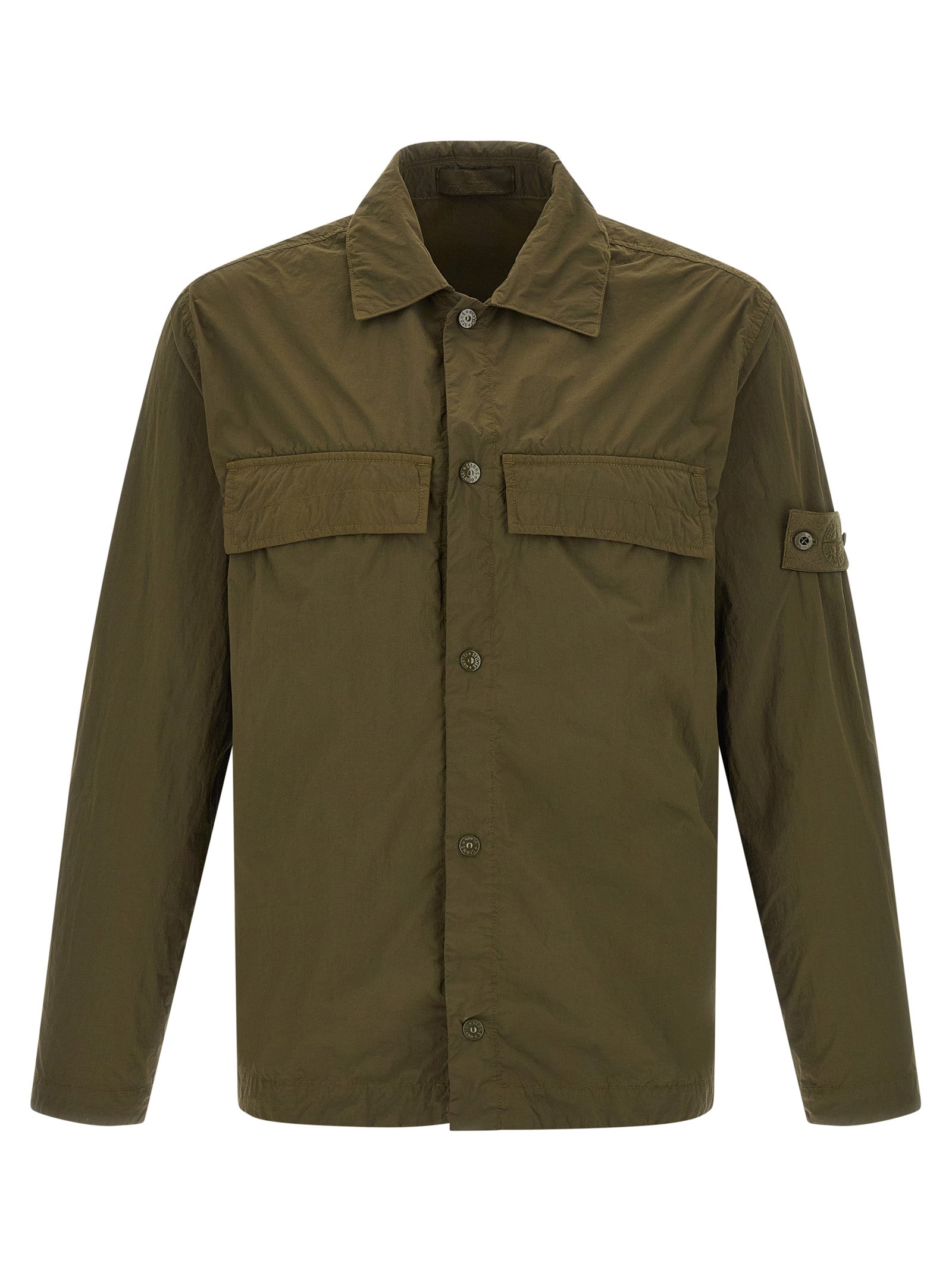Stone Island Men 'Badge Stone Island Ghost' Overshirt STONE ISLAND