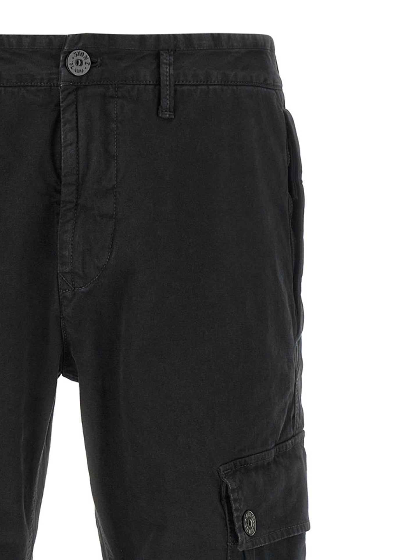 Stone Island Men '3100034' Cargo Pants With Logo Badge STONE ISLAND