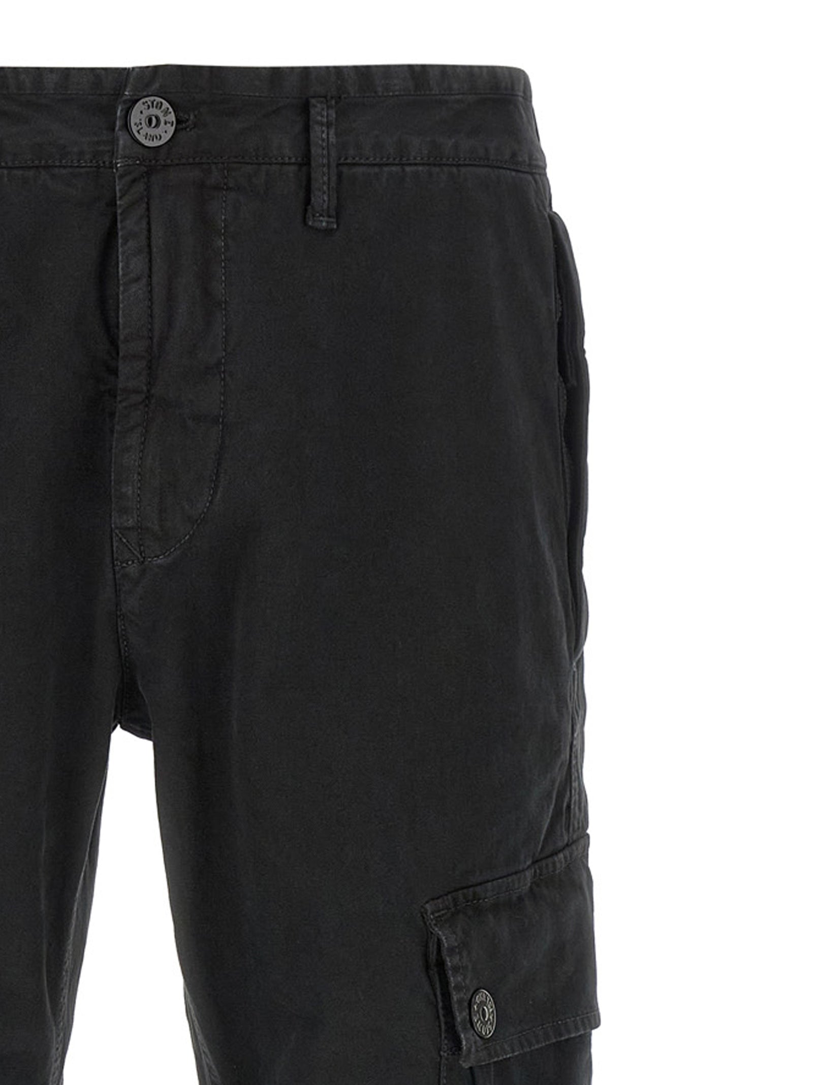 Stone Island Men '3100034' Cargo Pants With Logo Badge STONE ISLAND