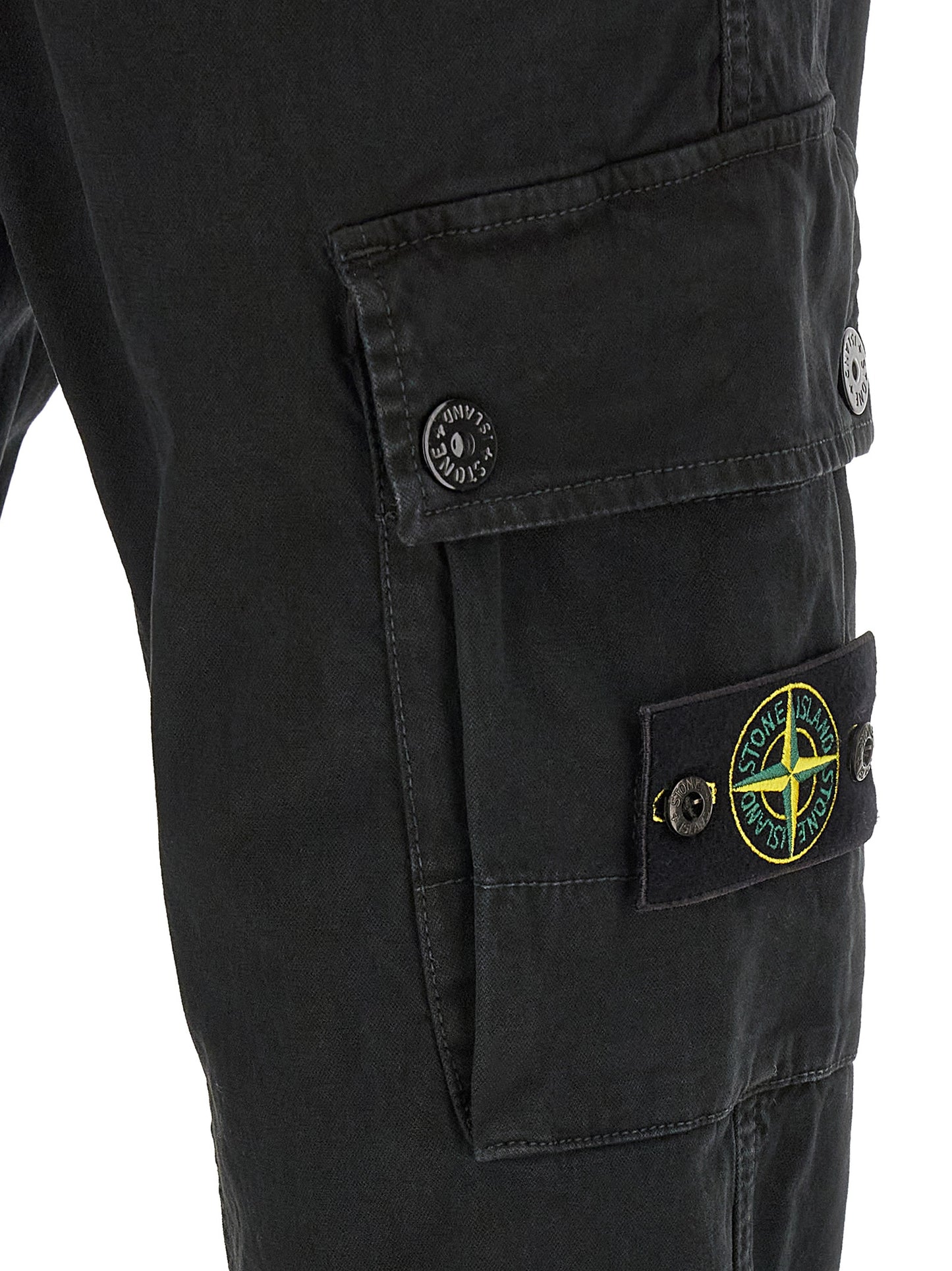 Stone Island Men '3100034' Cargo Pants With Logo Badge STONE ISLAND