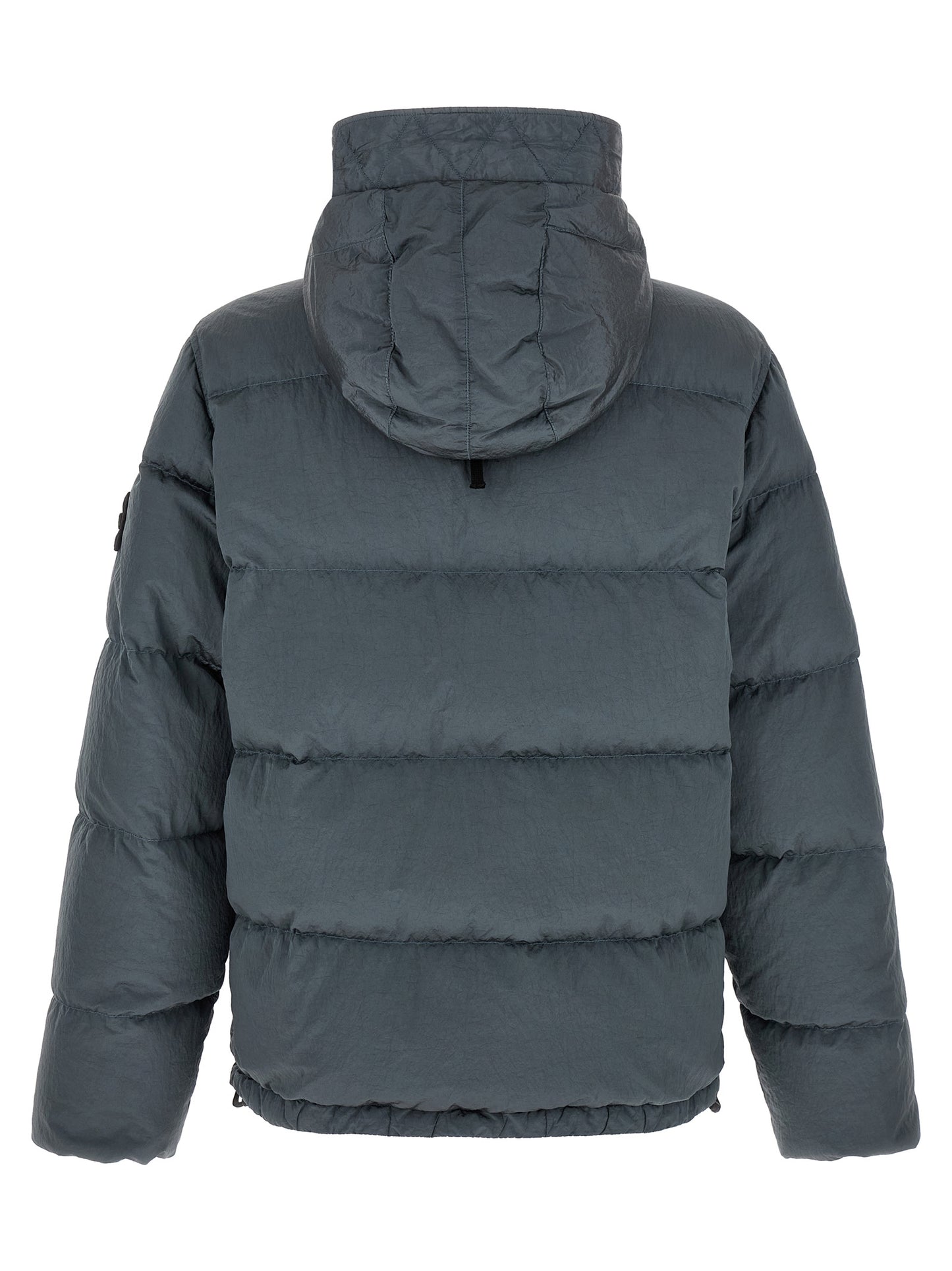 Stone Island Men Crumpled Effect Down Jacket STONE ISLAND