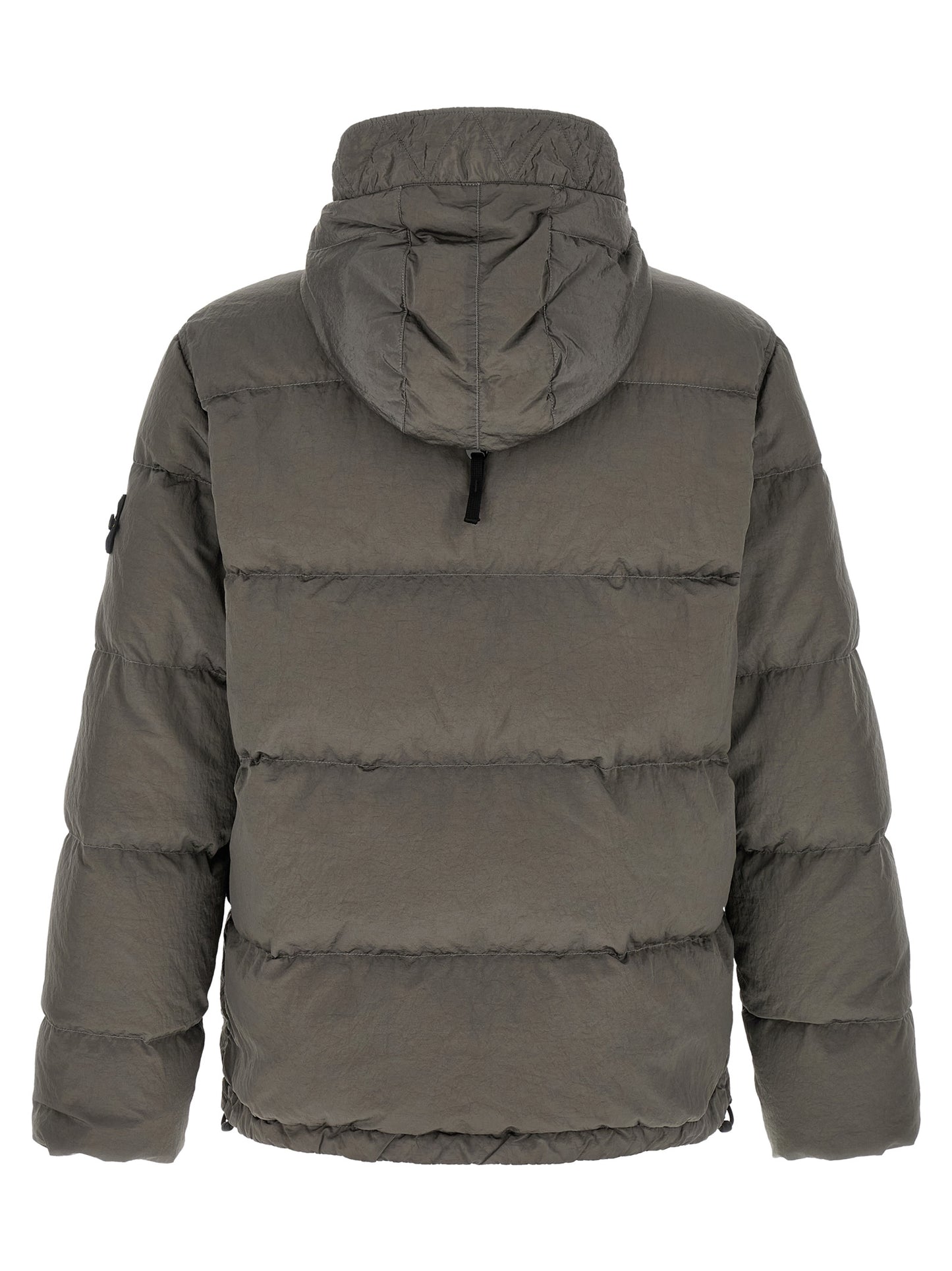 Stone Island Men Crumpled Effect Down Jacket STONE ISLAND