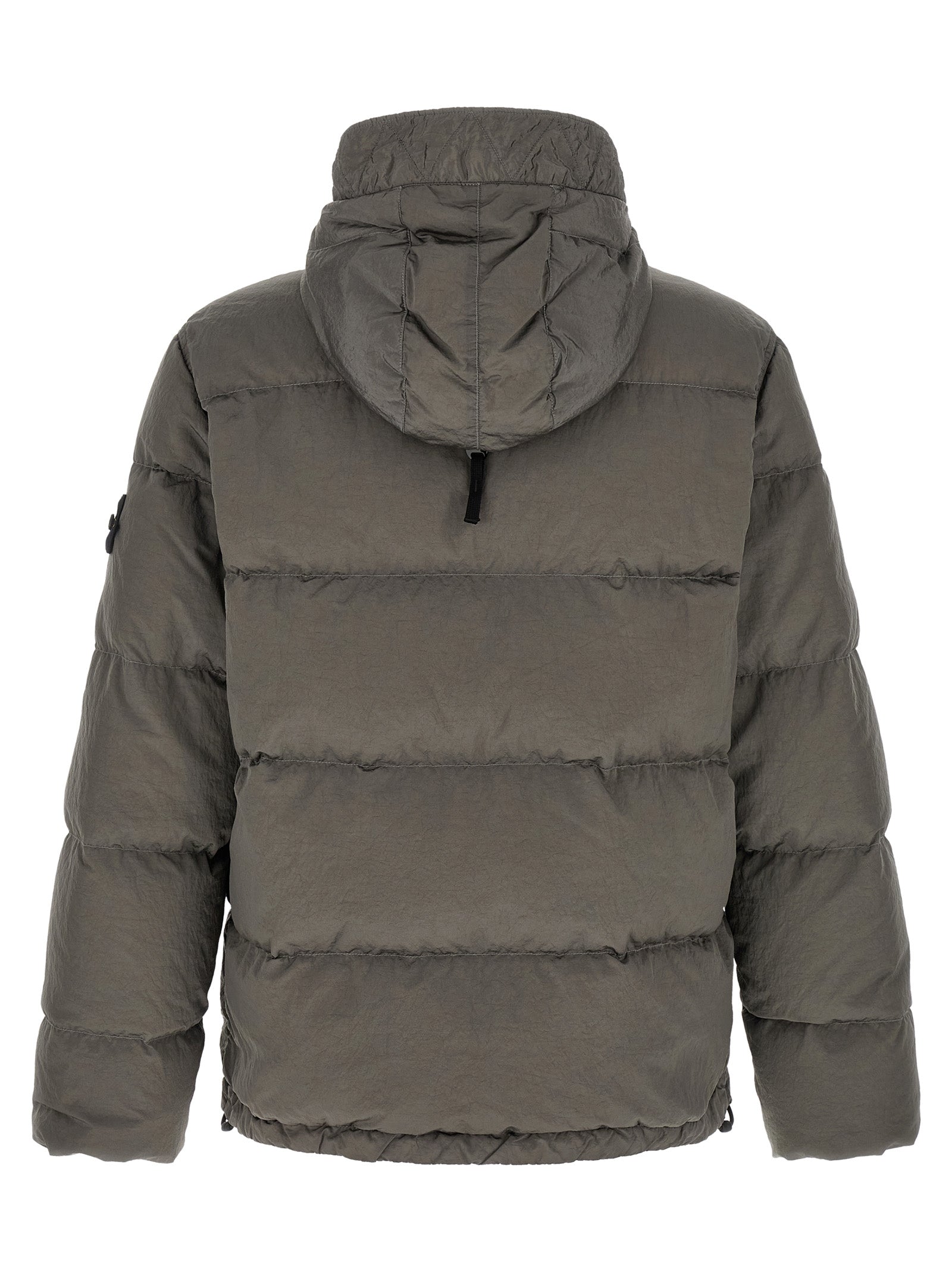 Stone Island Men Crumpled Effect Down Jacket STONE ISLAND