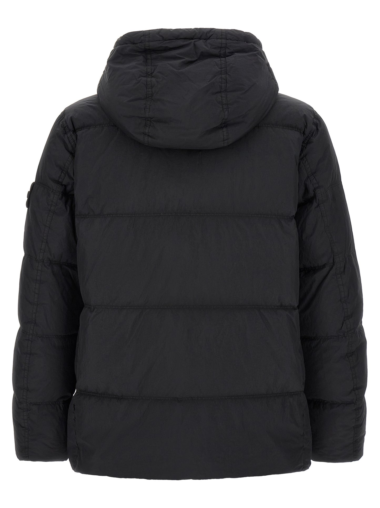 Stone Island Men Ruffled Effect Down Jacket STONE ISLAND