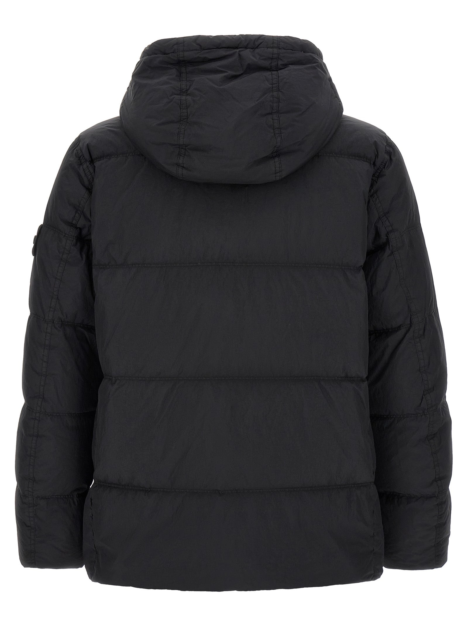Stone Island Men Ruffled Effect Down Jacket STONE ISLAND