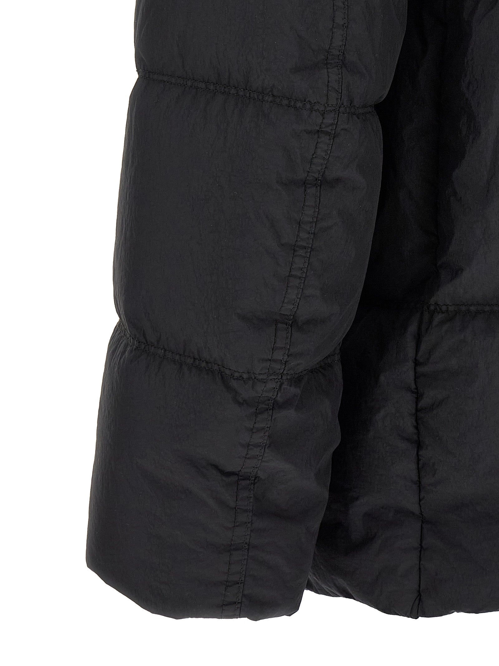 Stone Island Men Ruffled Effect Down Jacket STONE ISLAND