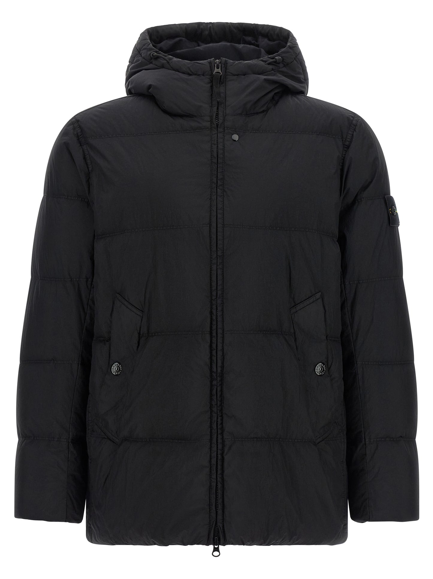 Stone Island Men Crinkled-Effect Down Jacket STONE ISLAND