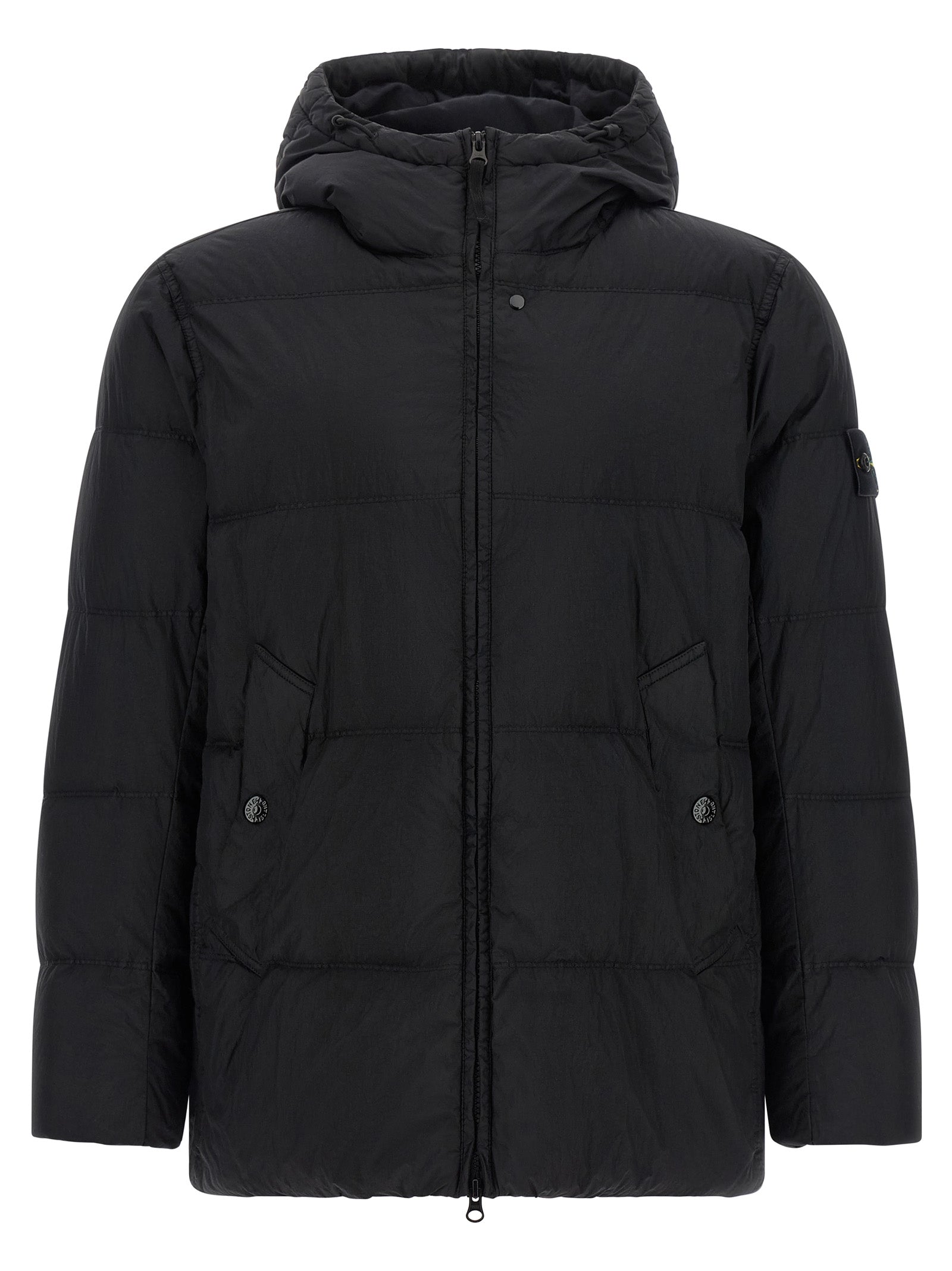 Stone Island Men Crinkled-Effect Down Jacket STONE ISLAND