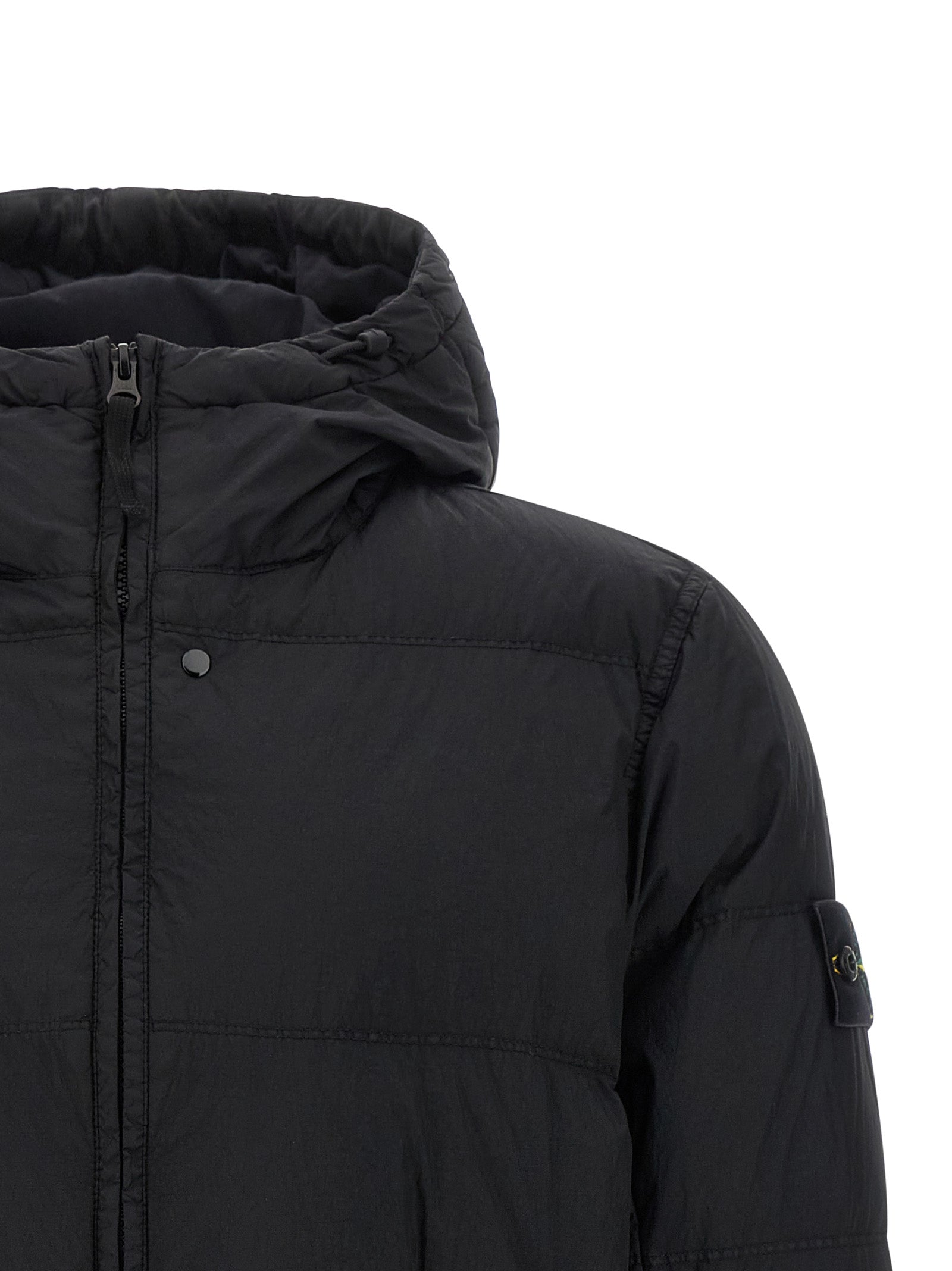 Stone Island Men Crinkled-Effect Down Jacket STONE ISLAND