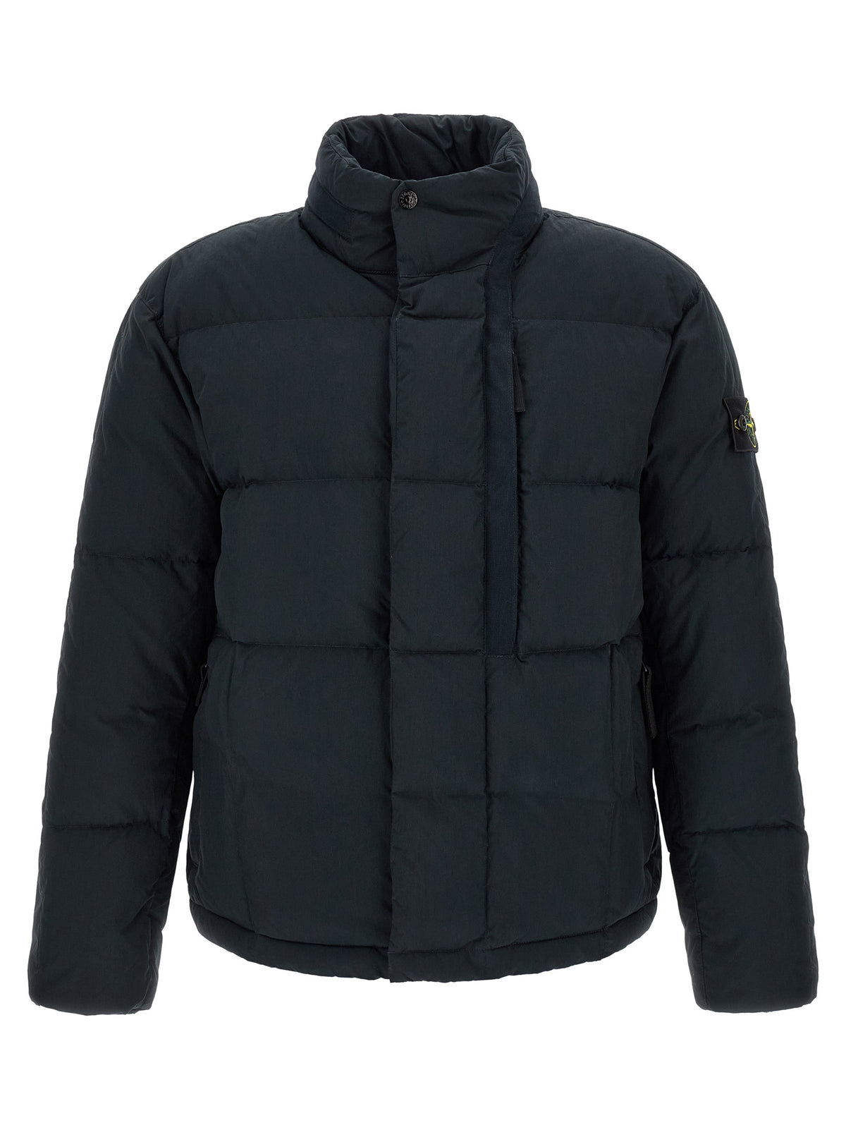 Stone Island Men ' Imb Piuma Rds' Down Jacket With Logo Badge STONE ISLAND