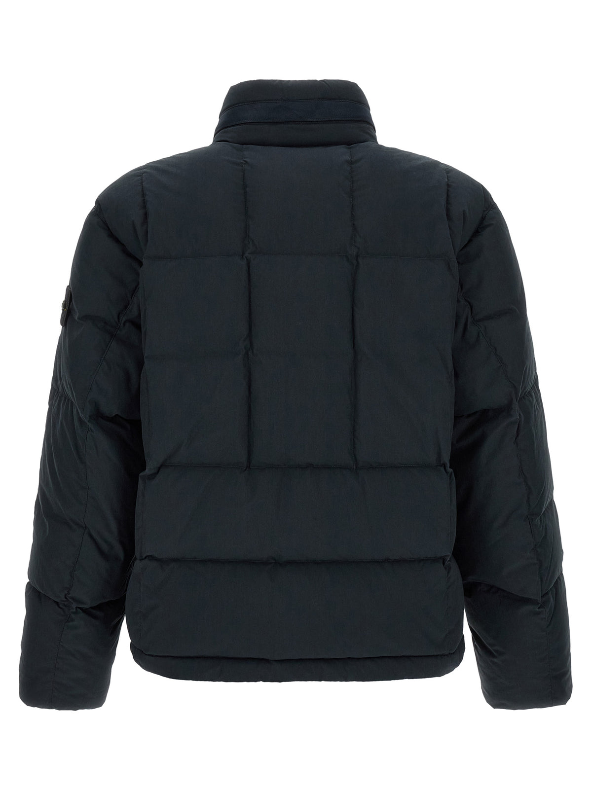 Stone Island Men ' Imb Piuma Rds' Down Jacket With Logo Badge STONE ISLAND