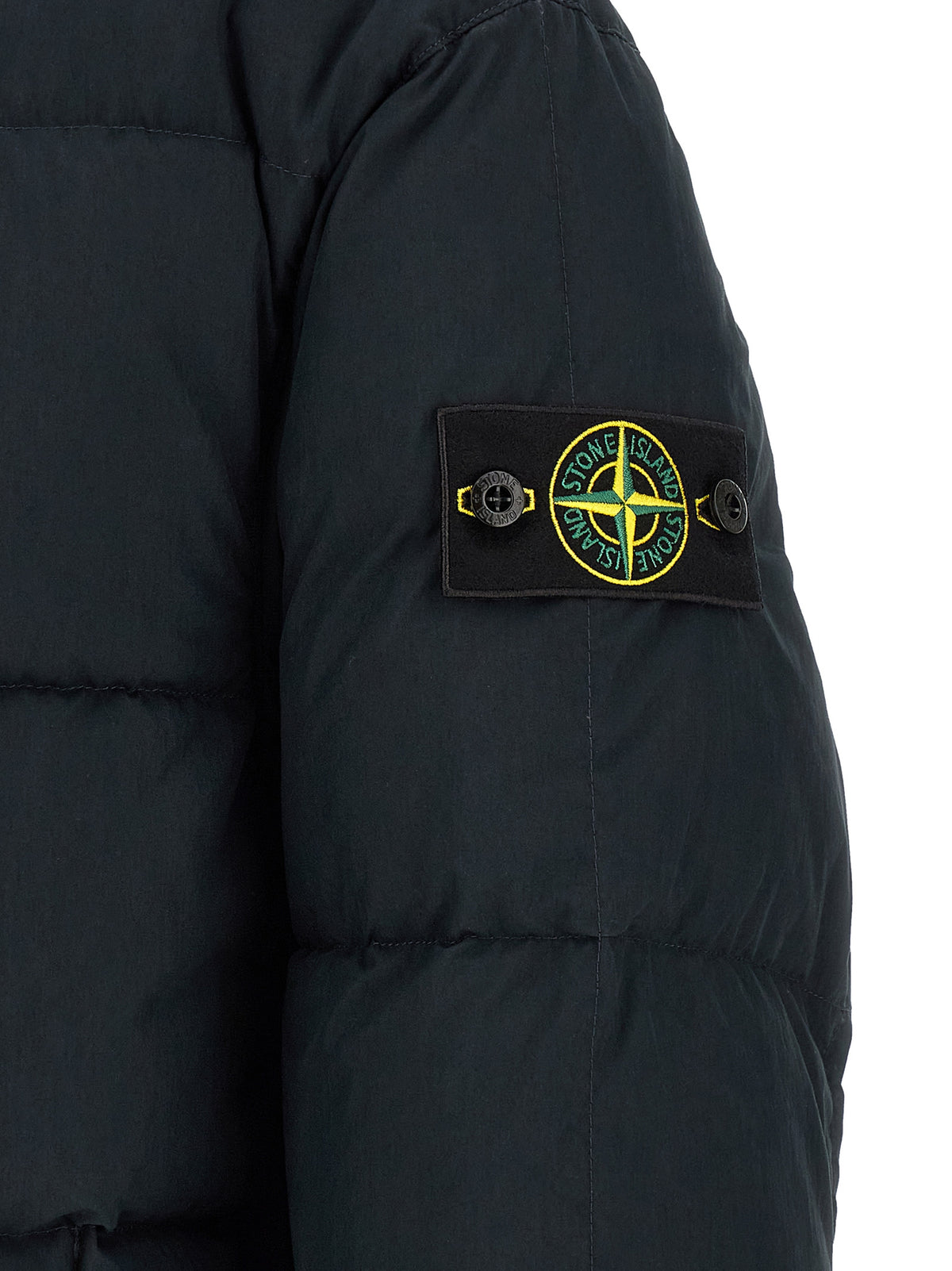 Stone Island Men ' Imb Piuma Rds' Down Jacket With Logo Badge STONE ISLAND
