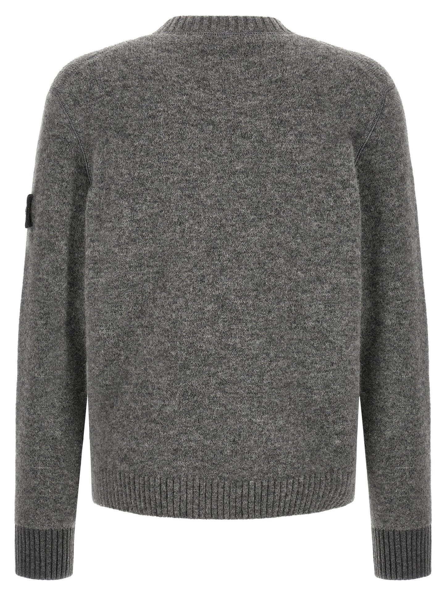 Stone Island Men '5100050' Crew Neck Sweater With Logo Badge STONE ISLAND