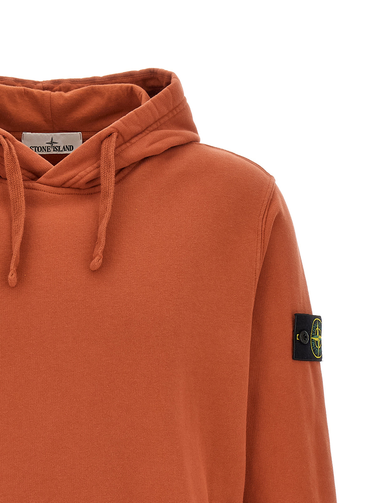 Stone Island Men Hoodie With Logo Badge STONE ISLAND