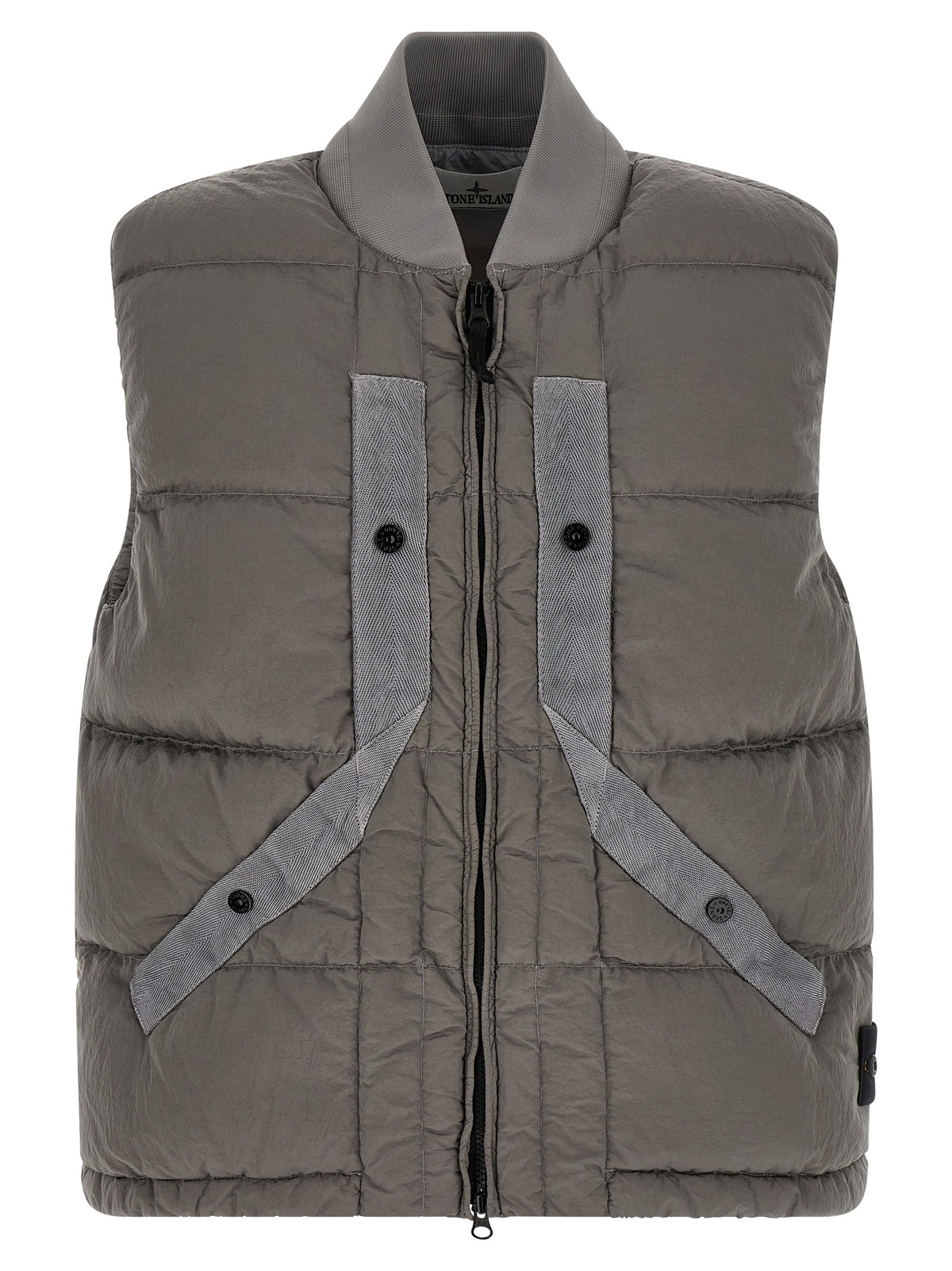 Stone Island Men Crinkled Effect Vest STONE ISLAND