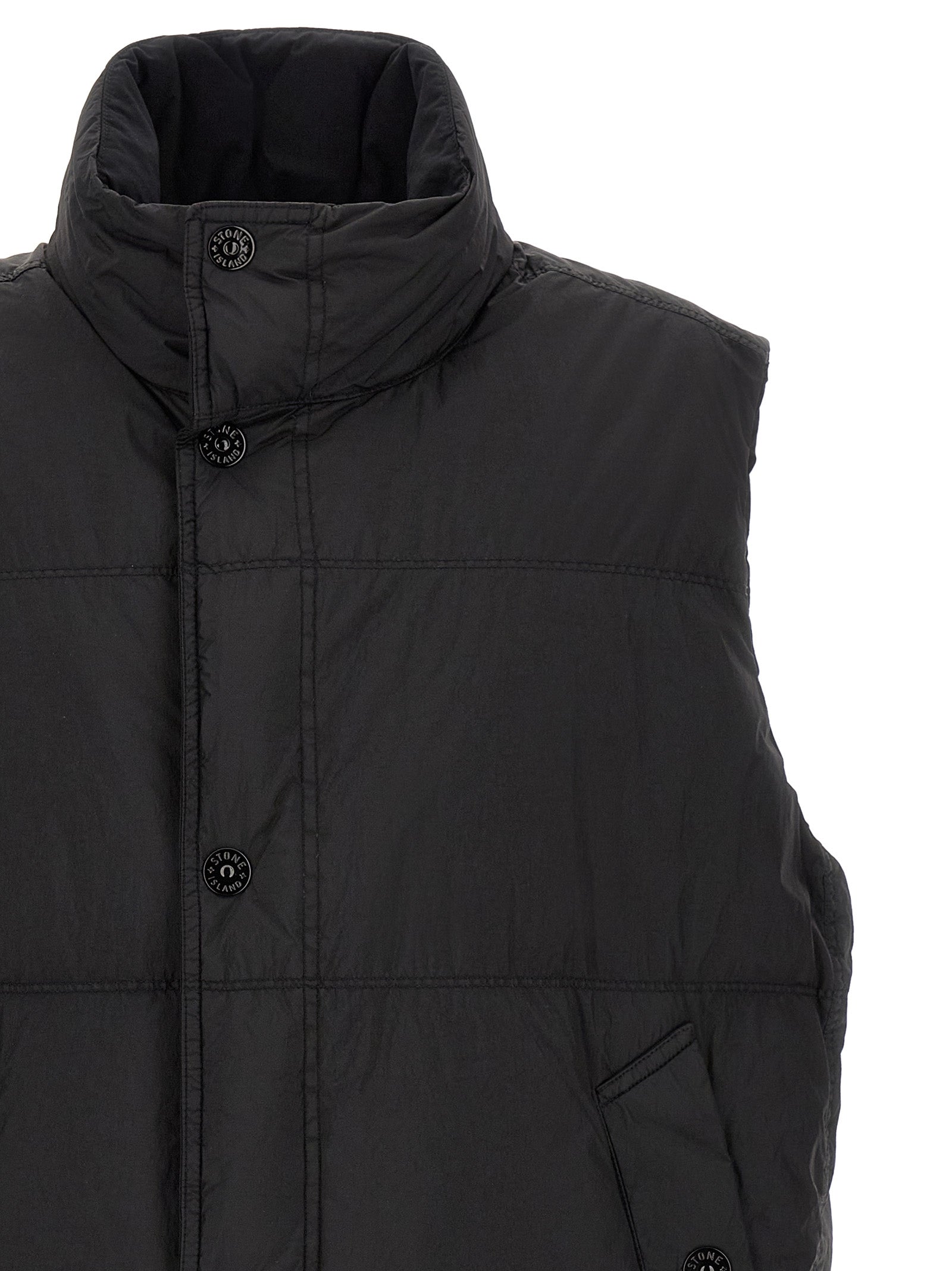 Stone Island Men Quilted Padded Vest STONE ISLAND