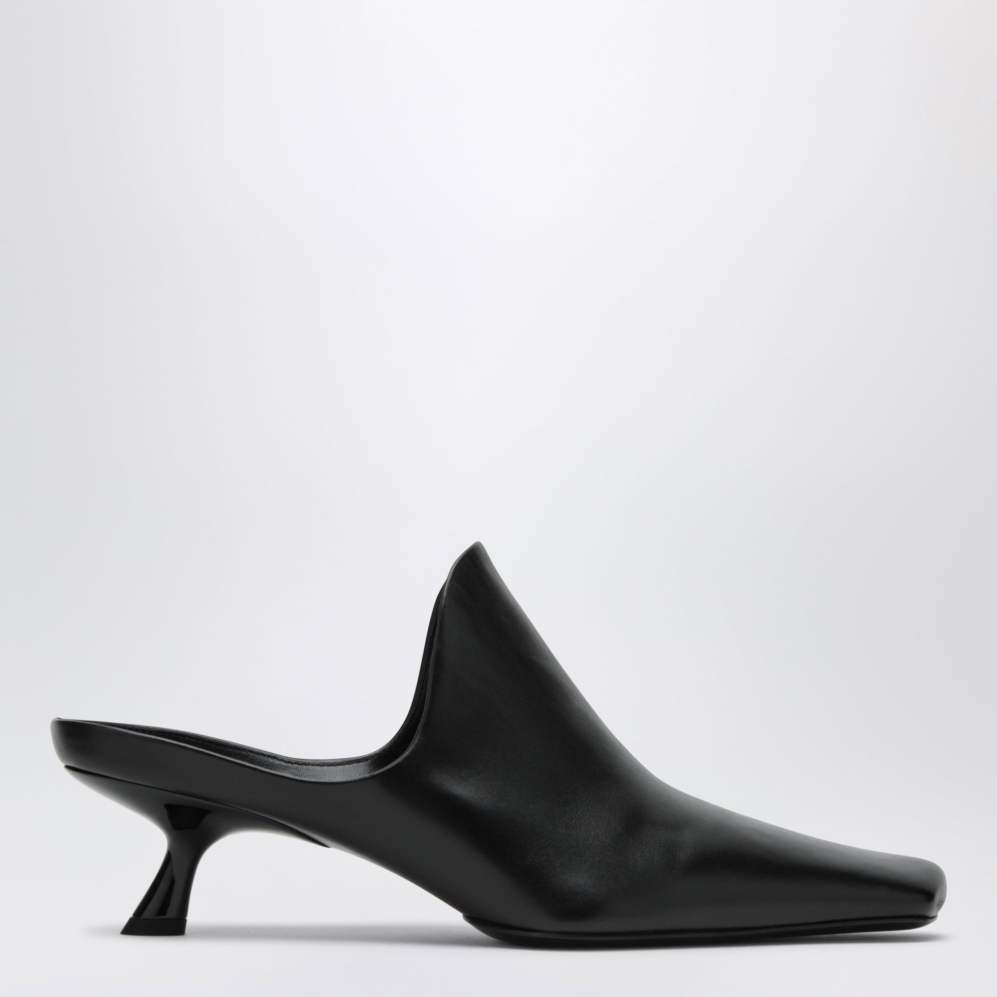 Loewe Emily Lambskin Leather Mules In Black Women LOEWE