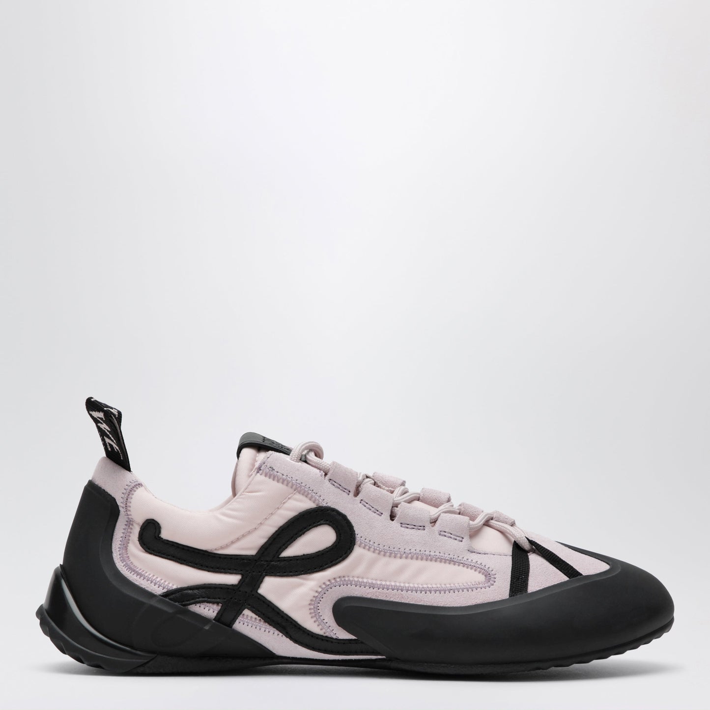 Loewe Grip Sneakers In Nylon And Suede, Pink/Black Women LOEWE