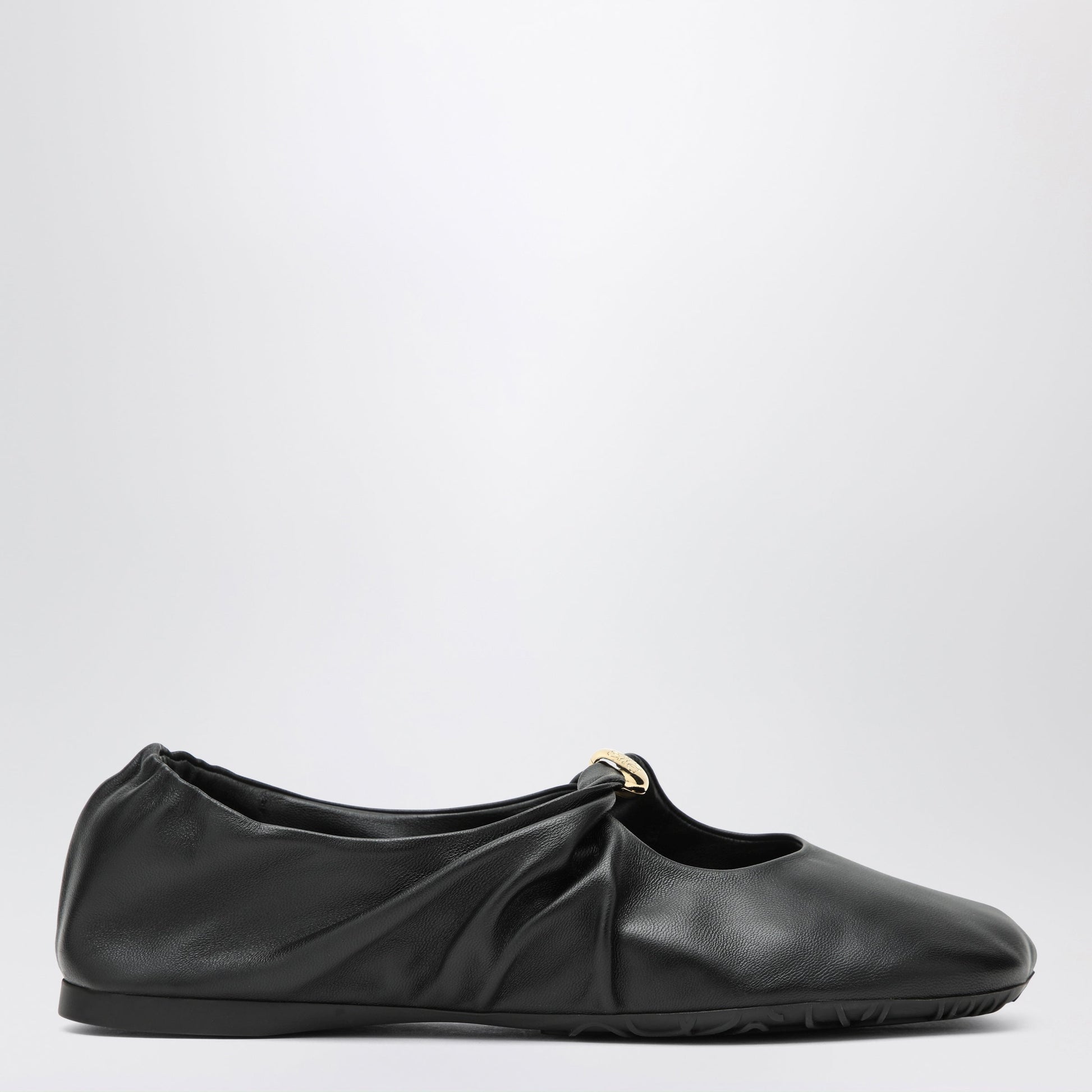 Loewe Black Nappa Pebble Ballerina Women LOEWE