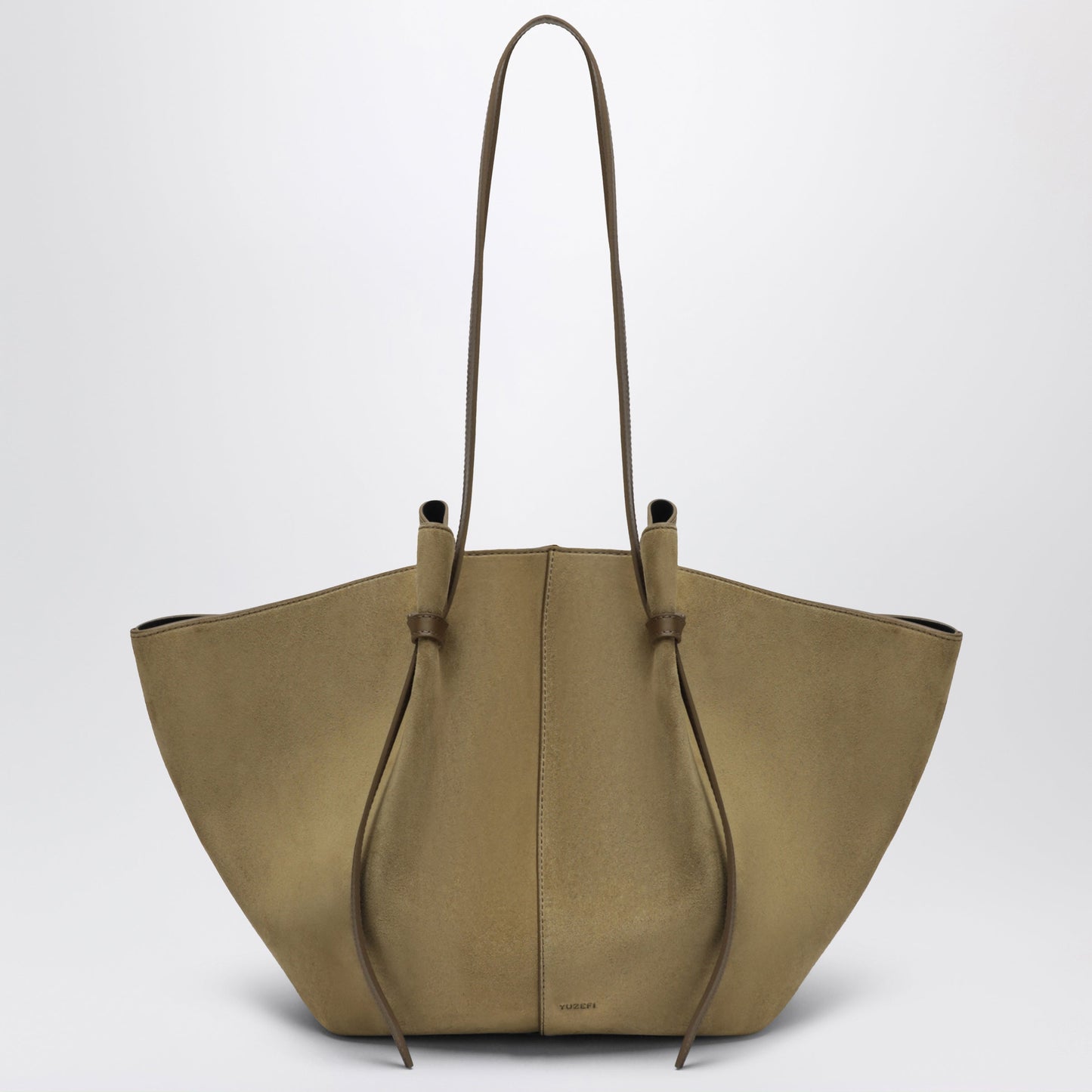 Yuzefi Large Mochi Bag In Fennel Suede Leather Women YUZEFI