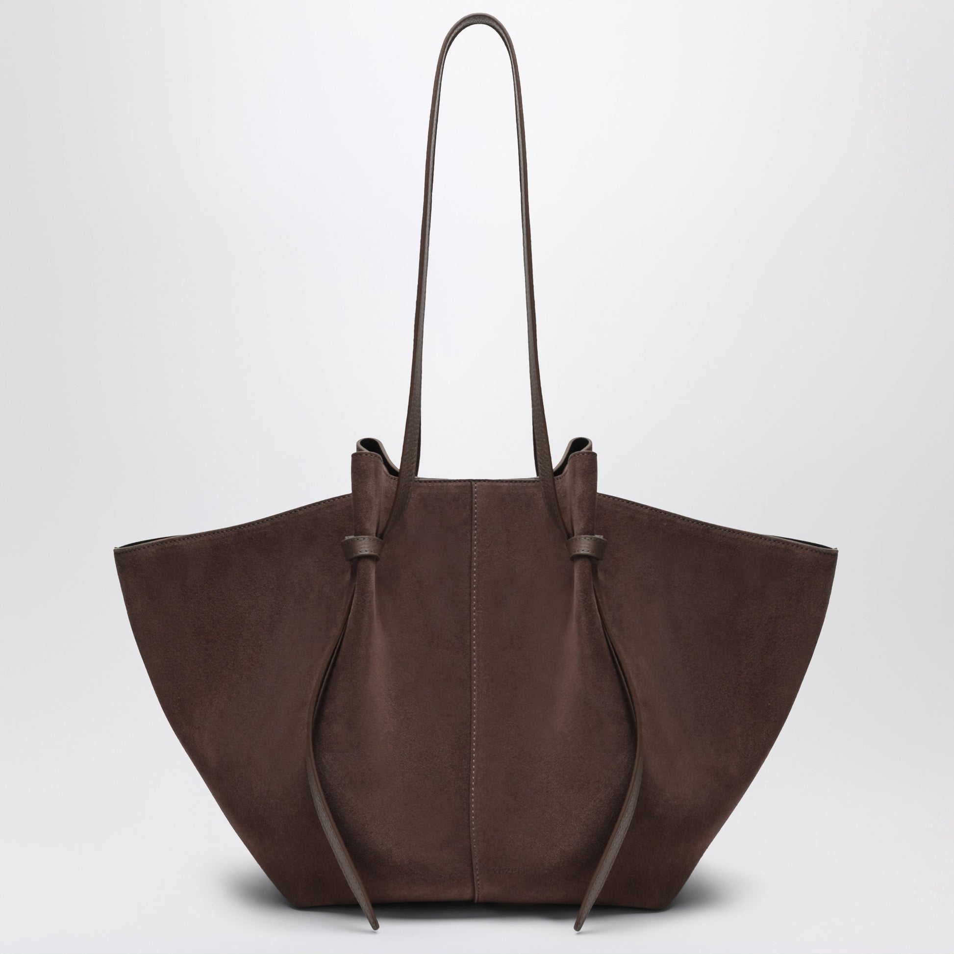 Yuzefi Large Mochi Bag In Nutmeg Suede Leather Women YUZEFI
