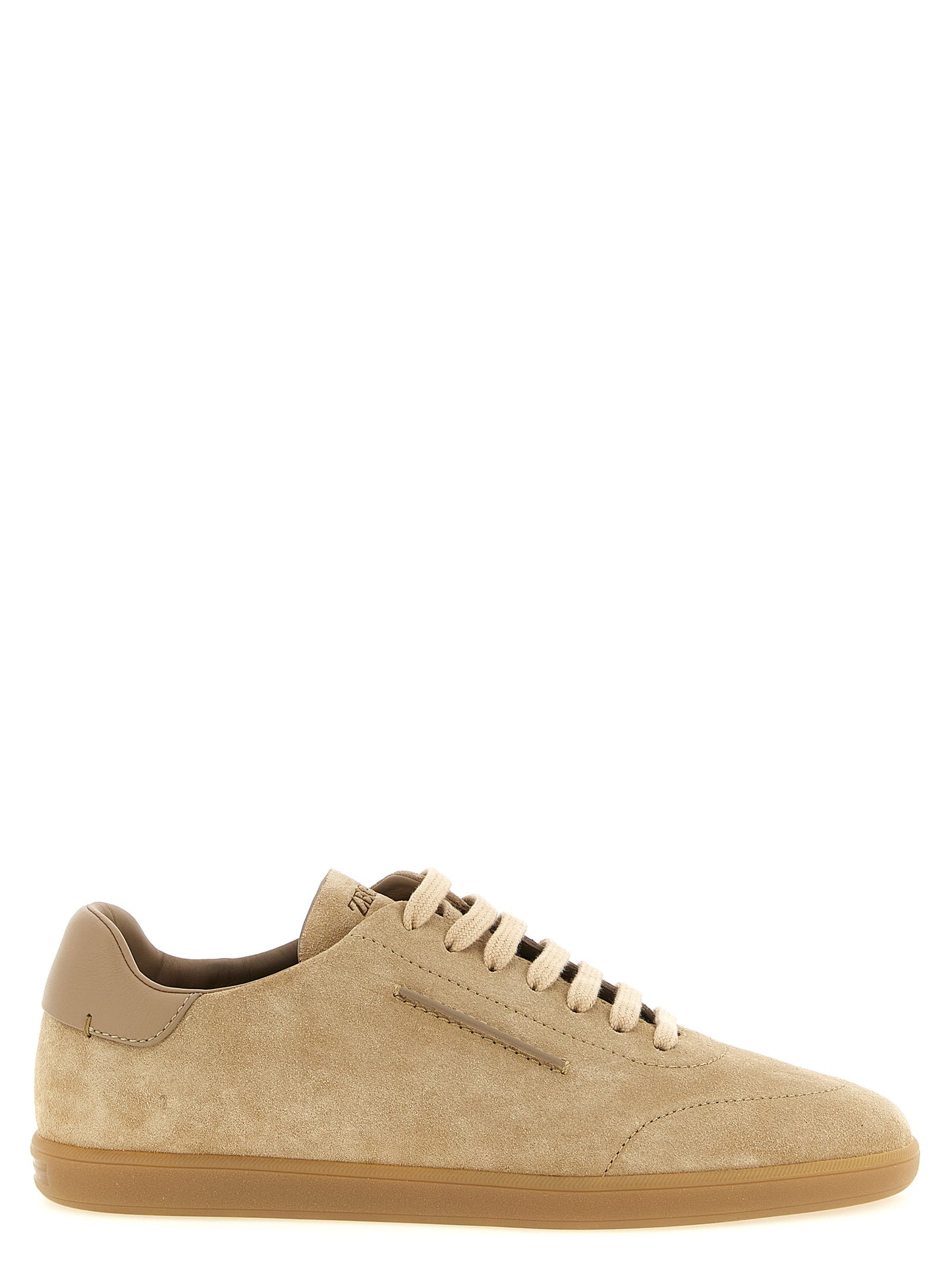 Zegna Men Low-Top Suede Sneakers ZEGNA