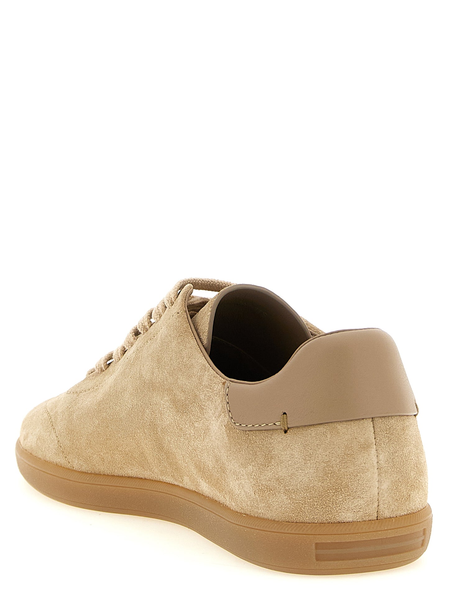 Zegna Men Low-Top Suede Sneakers ZEGNA