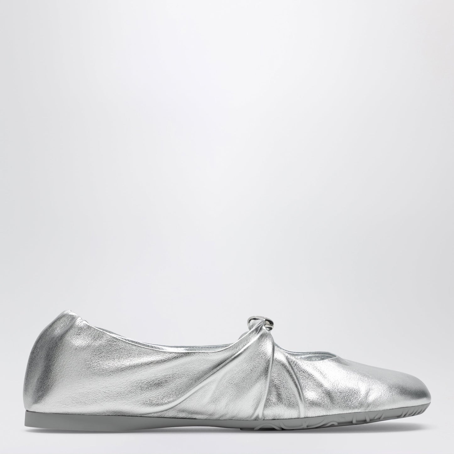 Loewe Pebble Soft Ballet Flats In Laminated Lamb Nappa Leather Women LOEWE