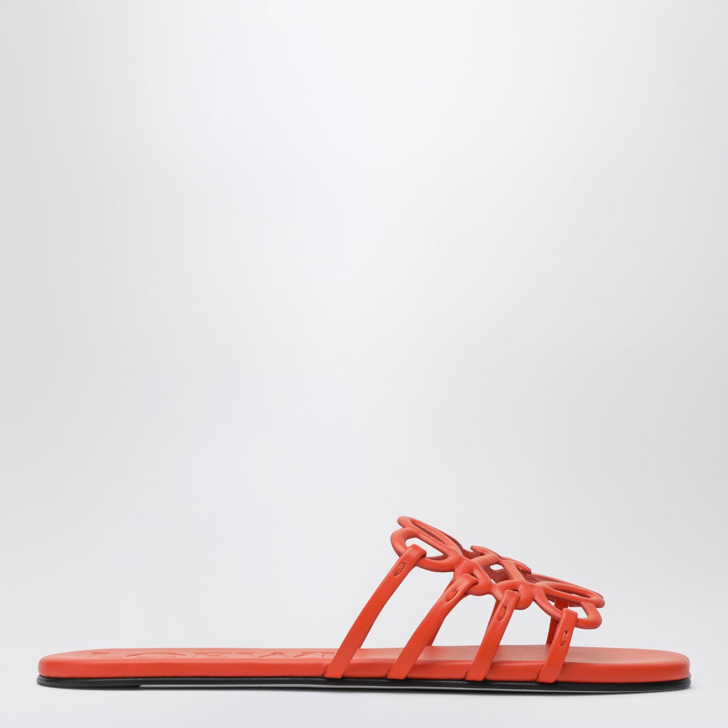 Loewe Slide Anagram Petal Orange Leather Women LOEWE