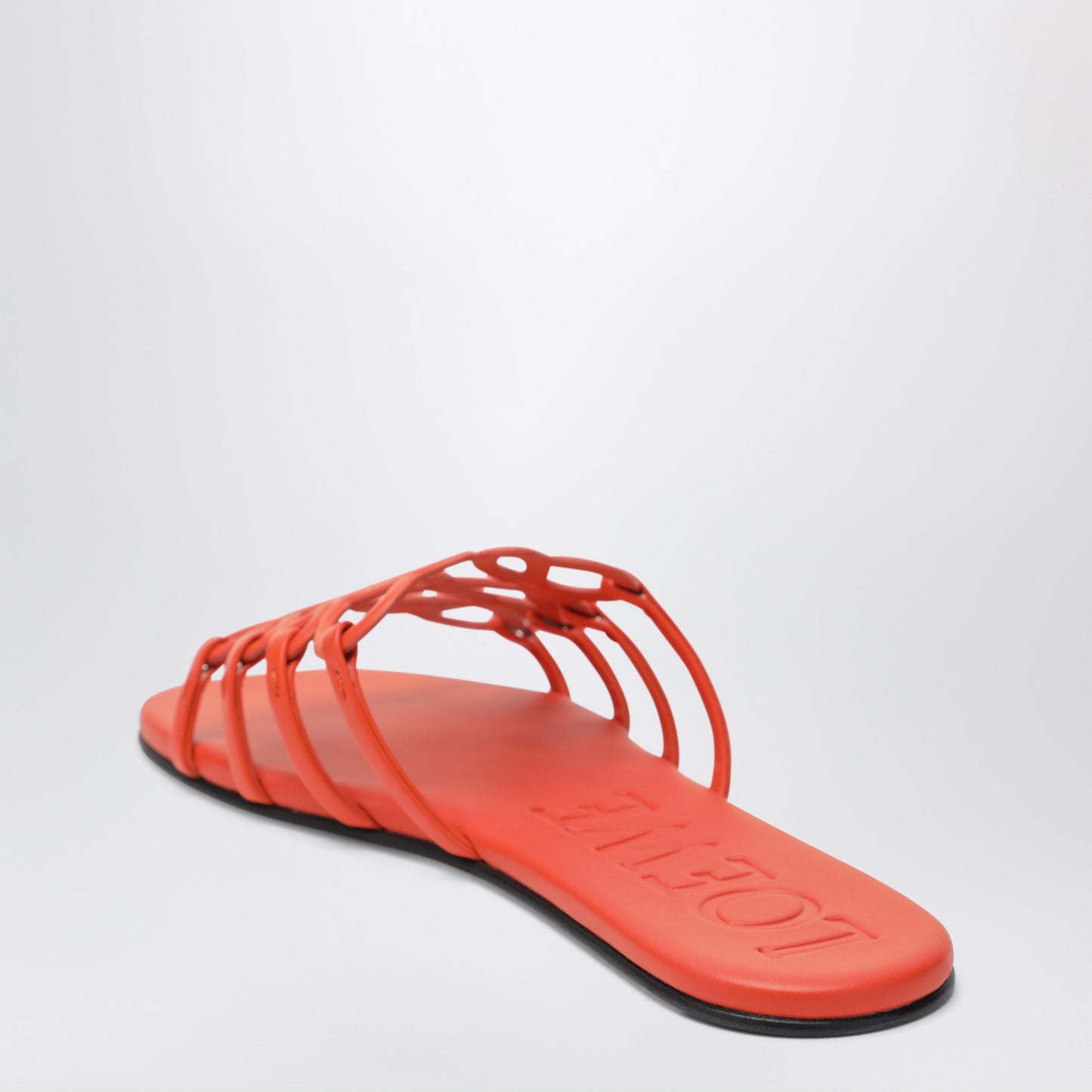 Loewe Slide Anagram Petal Orange Leather Women LOEWE