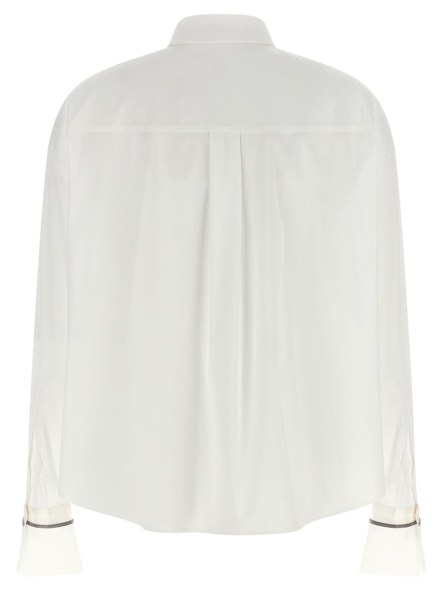 Brunello Cucinelli Women 'Shiny Cuffs' Shirt BRUNELLO CUCINELLI