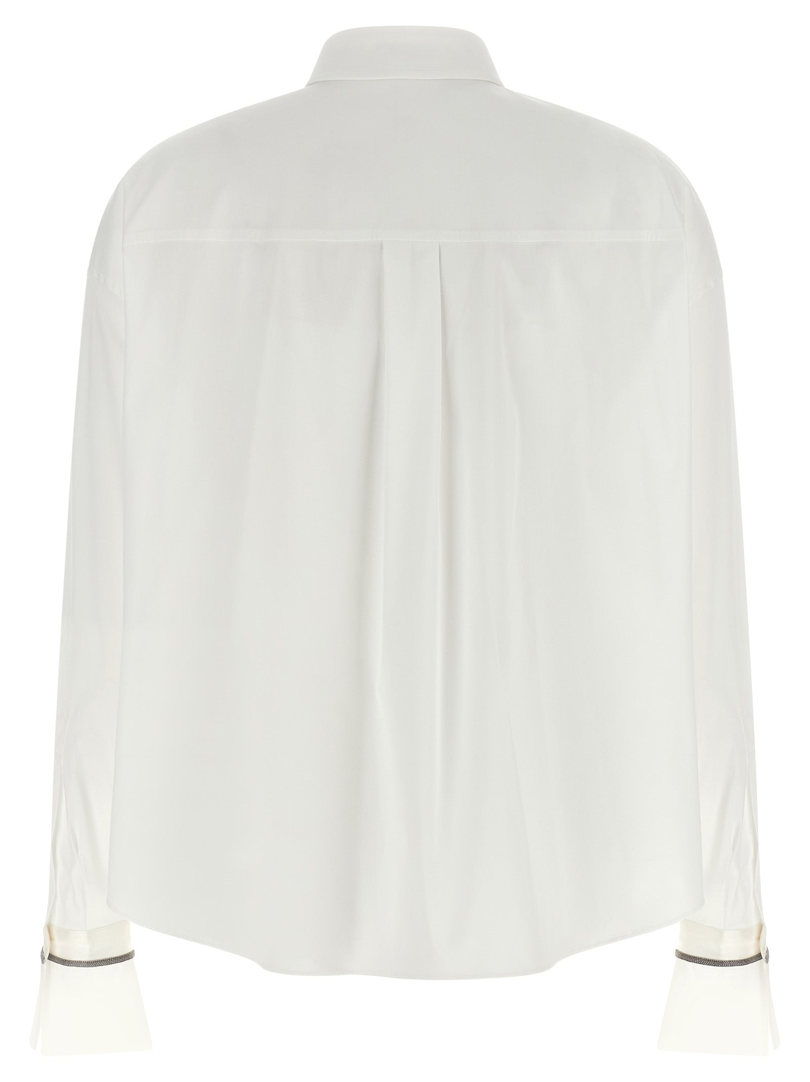 Brunello Cucinelli Women 'Shiny Cuffs' Shirt BRUNELLO CUCINELLI