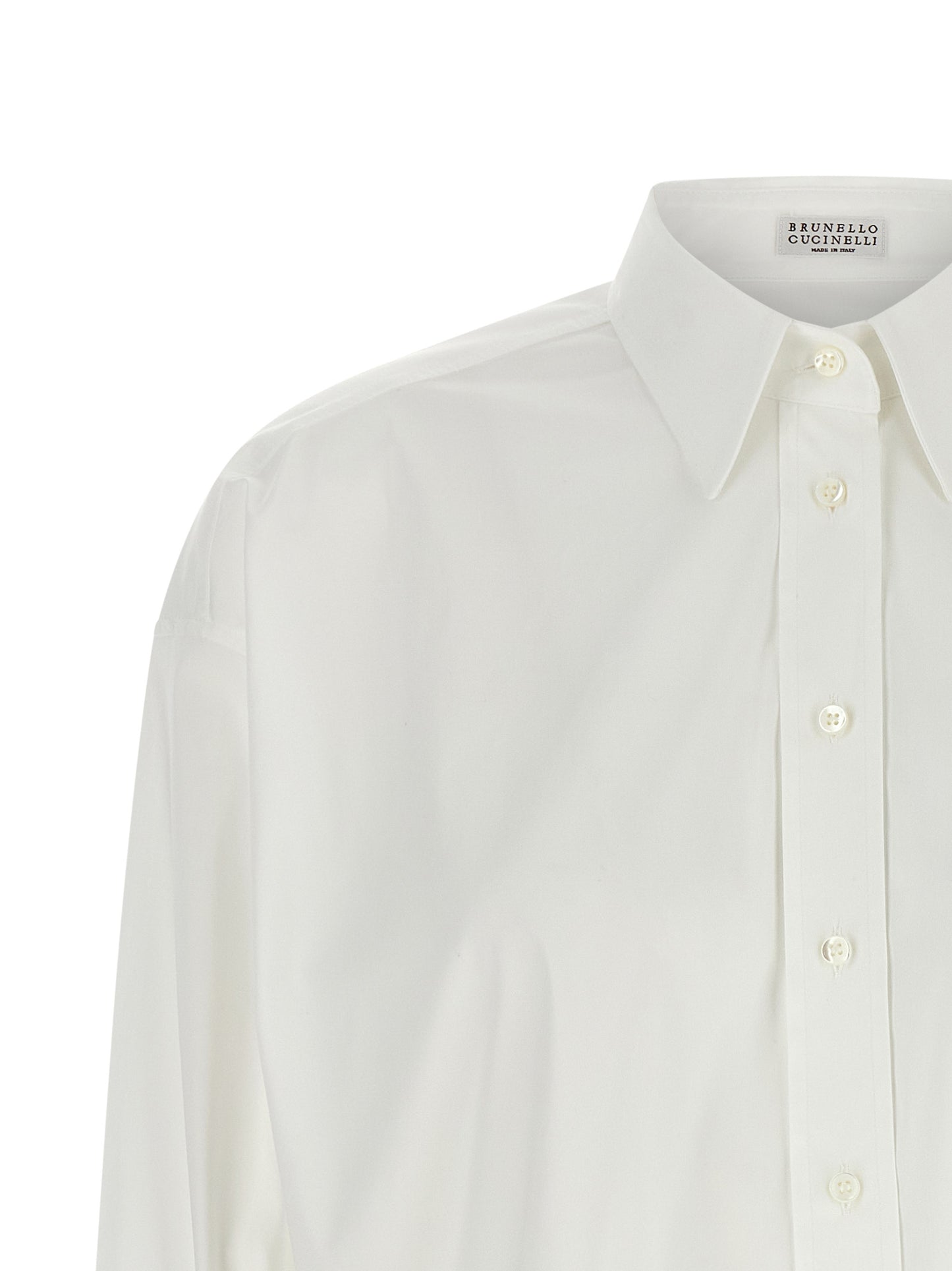 Brunello Cucinelli Women 'Shiny Cuffs' Shirt BRUNELLO CUCINELLI