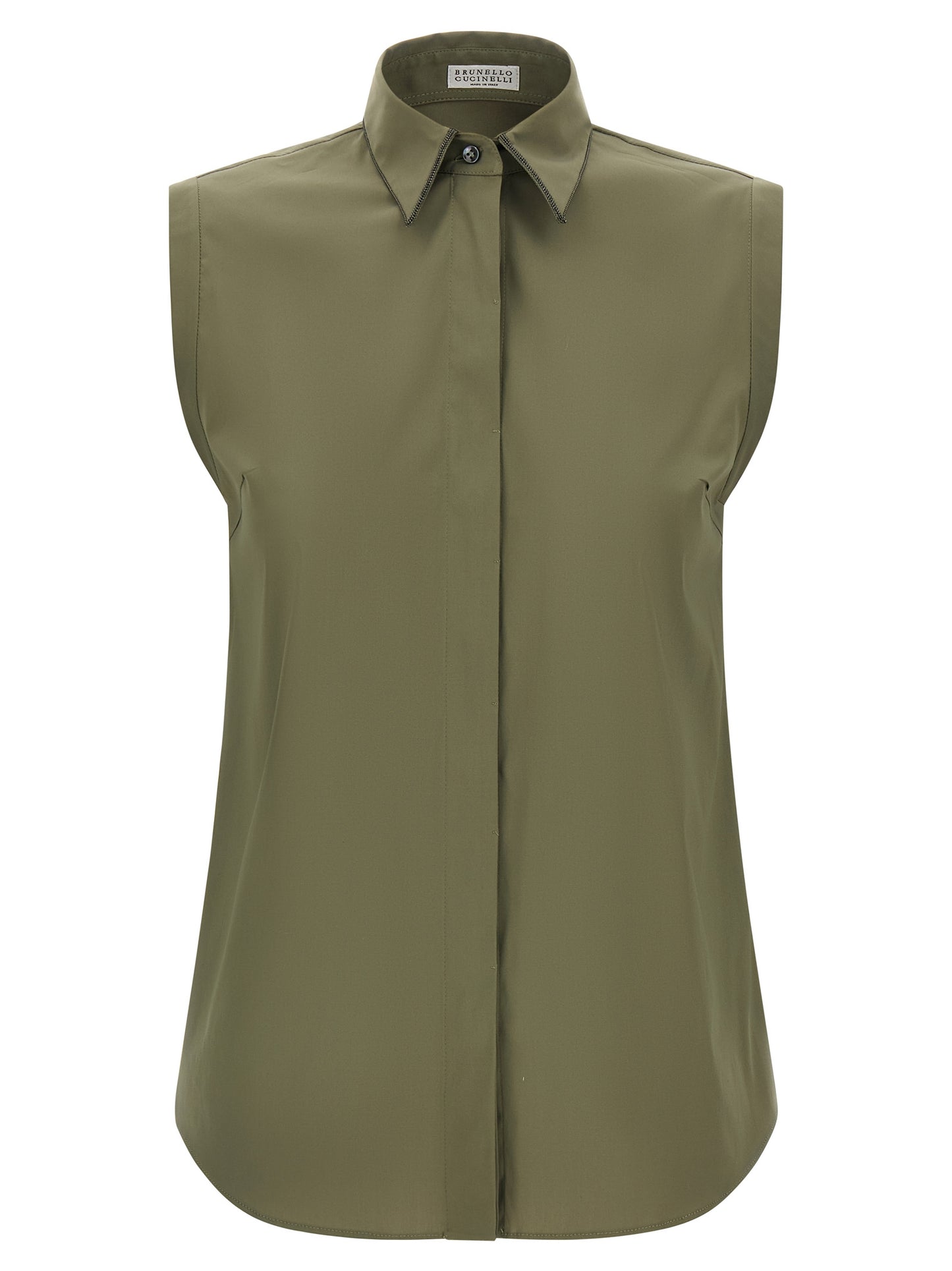 Brunello Cucinelli Women 'Shiny Trim' Shirt BRUNELLO CUCINELLI