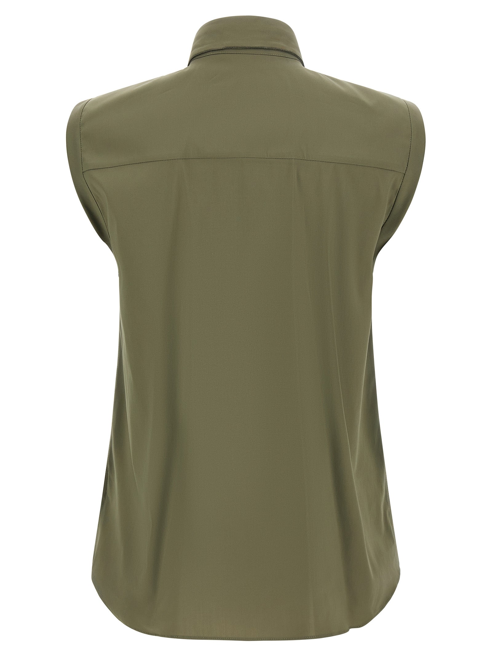 Brunello Cucinelli Women 'Shiny Trim' Shirt BRUNELLO CUCINELLI