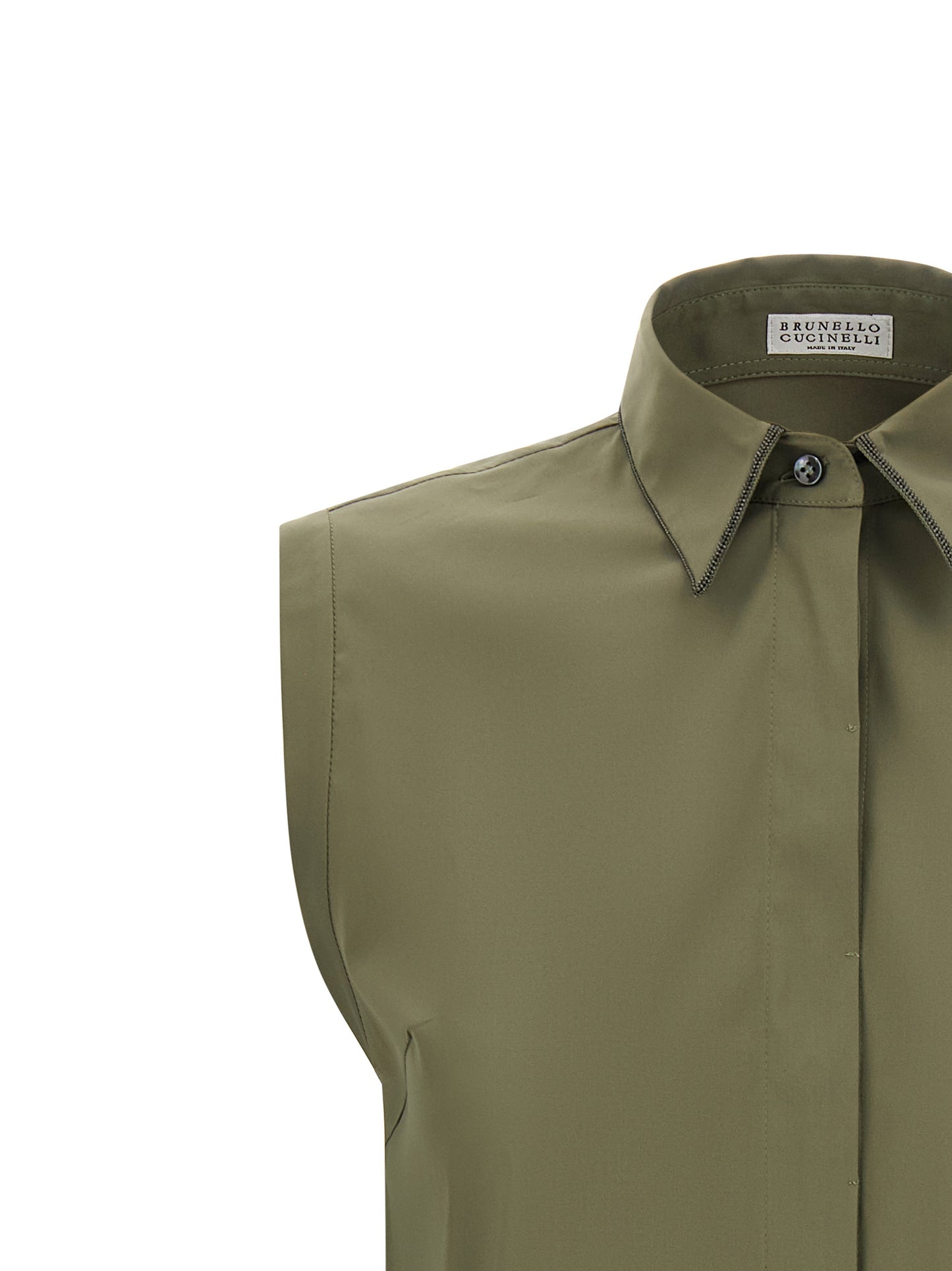 Brunello Cucinelli Women 'Shiny Trim' Shirt BRUNELLO CUCINELLI