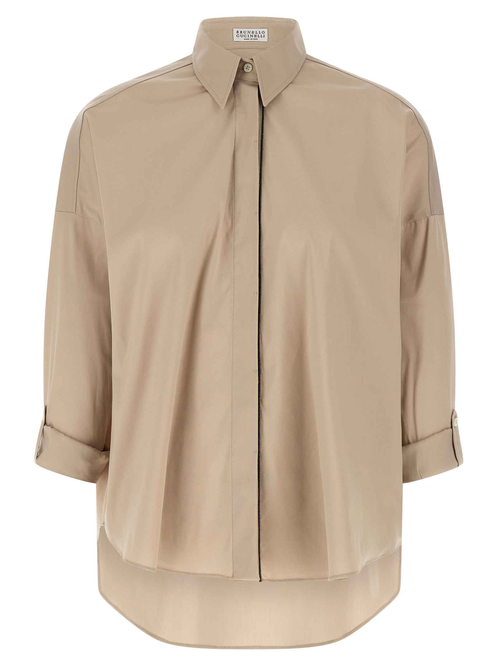 Brunello Cucinelli Women 'Shiny Trim' Shirt BRUNELLO CUCINELLI