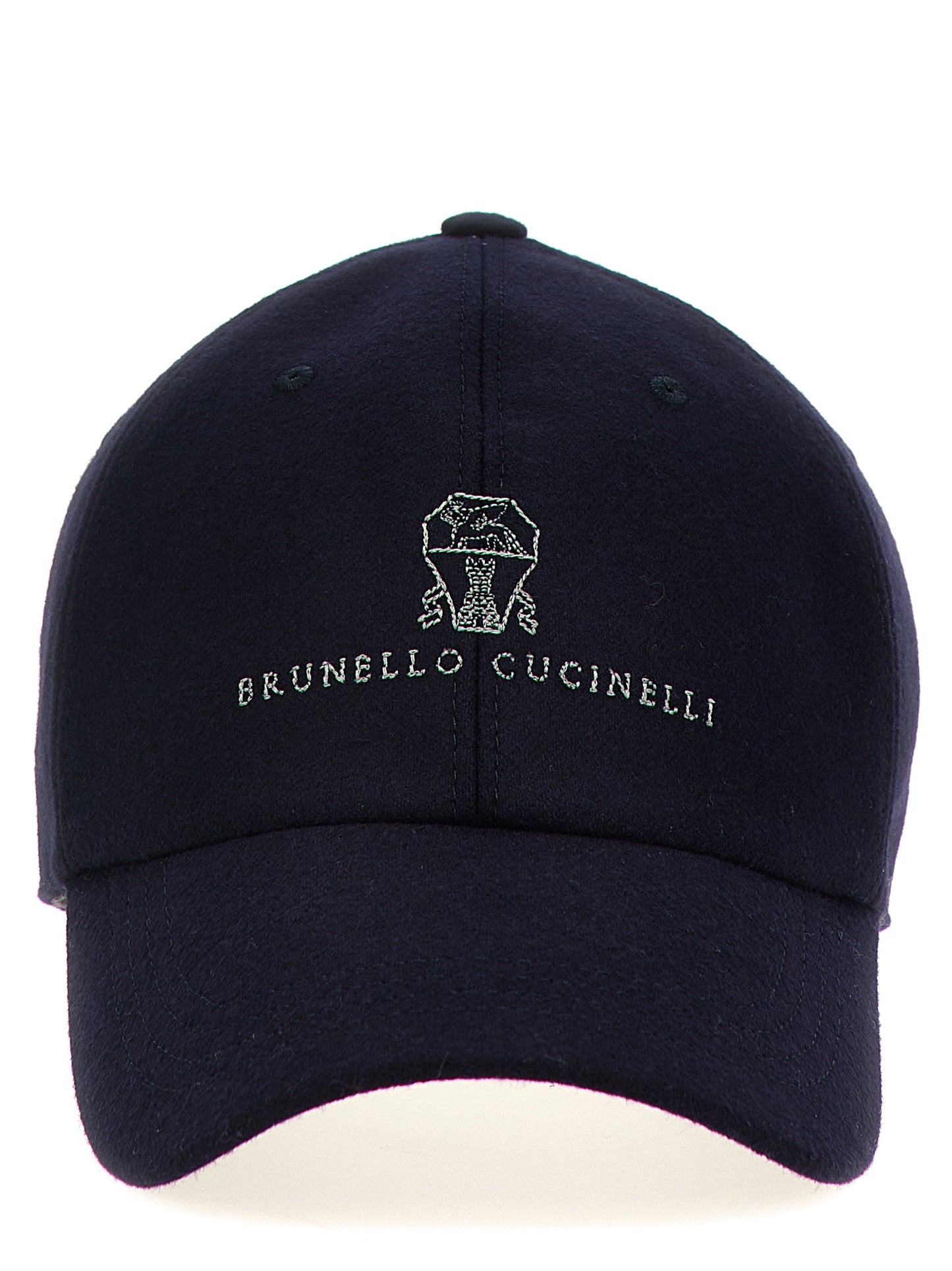 Brunello Cucinelli Men Logo Embroidery Cap BRUNELLO CUCINELLI