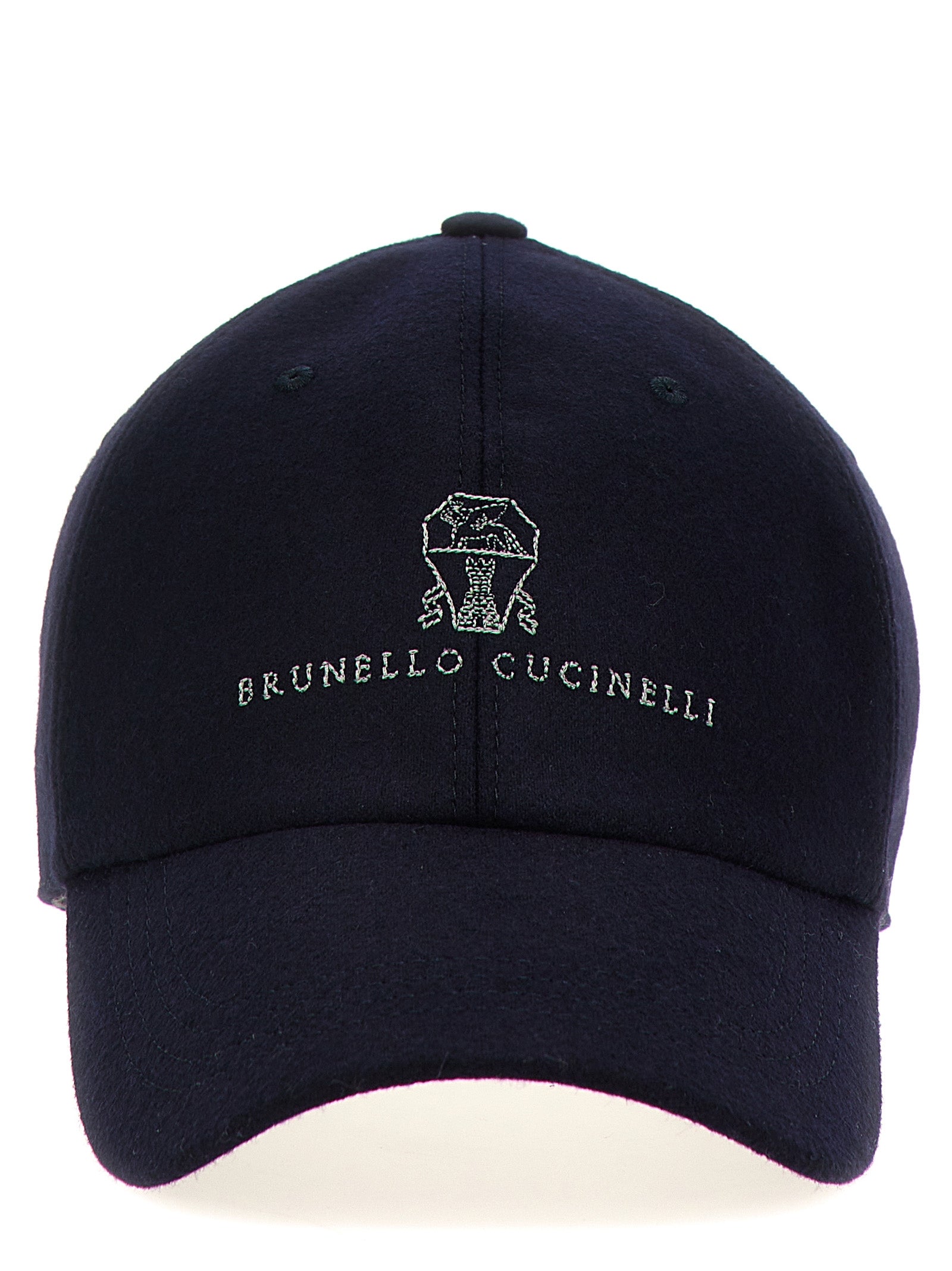 Brunello Cucinelli Men Logo Embroidery Cap BRUNELLO CUCINELLI