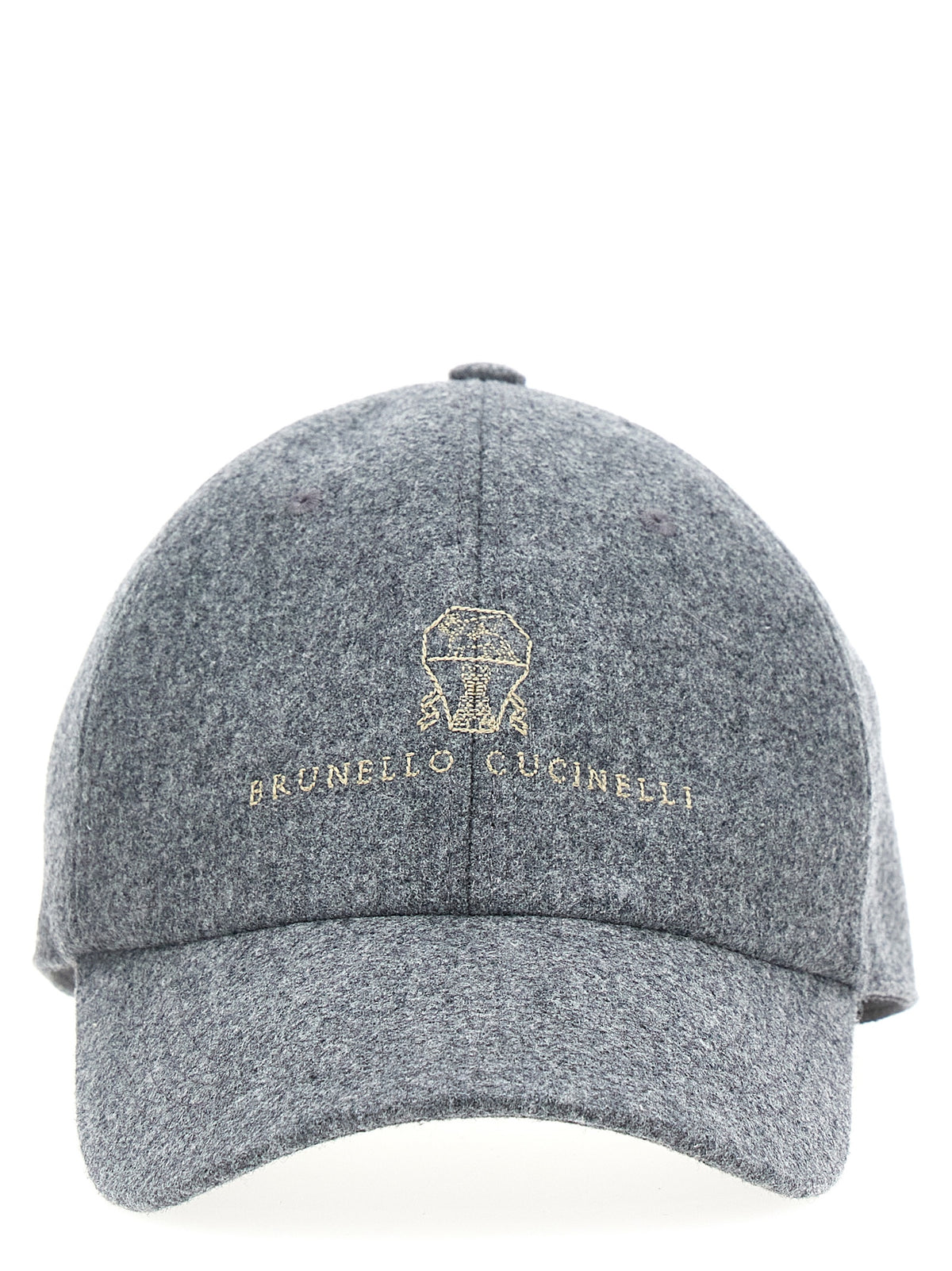 Brunello Cucinelli Men Logo Embroidery Cap BRUNELLO CUCINELLI